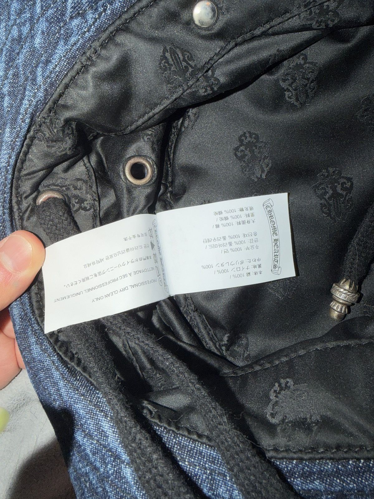 Chrome Hearts Denim Crank Bait Hat Size ONE SIZE - 4 Thumbnail