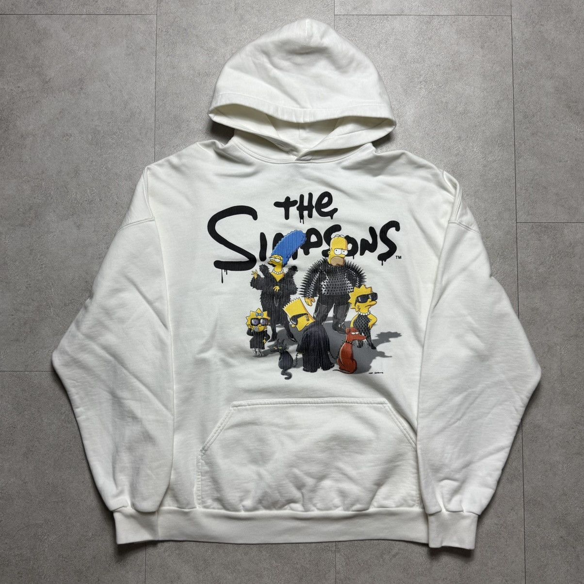 Balenciaga × The Simpsons Balenciaga Simpsons Print Hoodie White FW21 Size US S / EU 44-46 / 1 - 1 Thumbnail