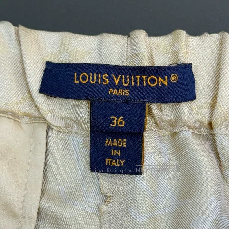 Louis Vuitton Louis Vuitton Champagne full logo trousers Size US 36 / EU 52 - 5 Thumbnail