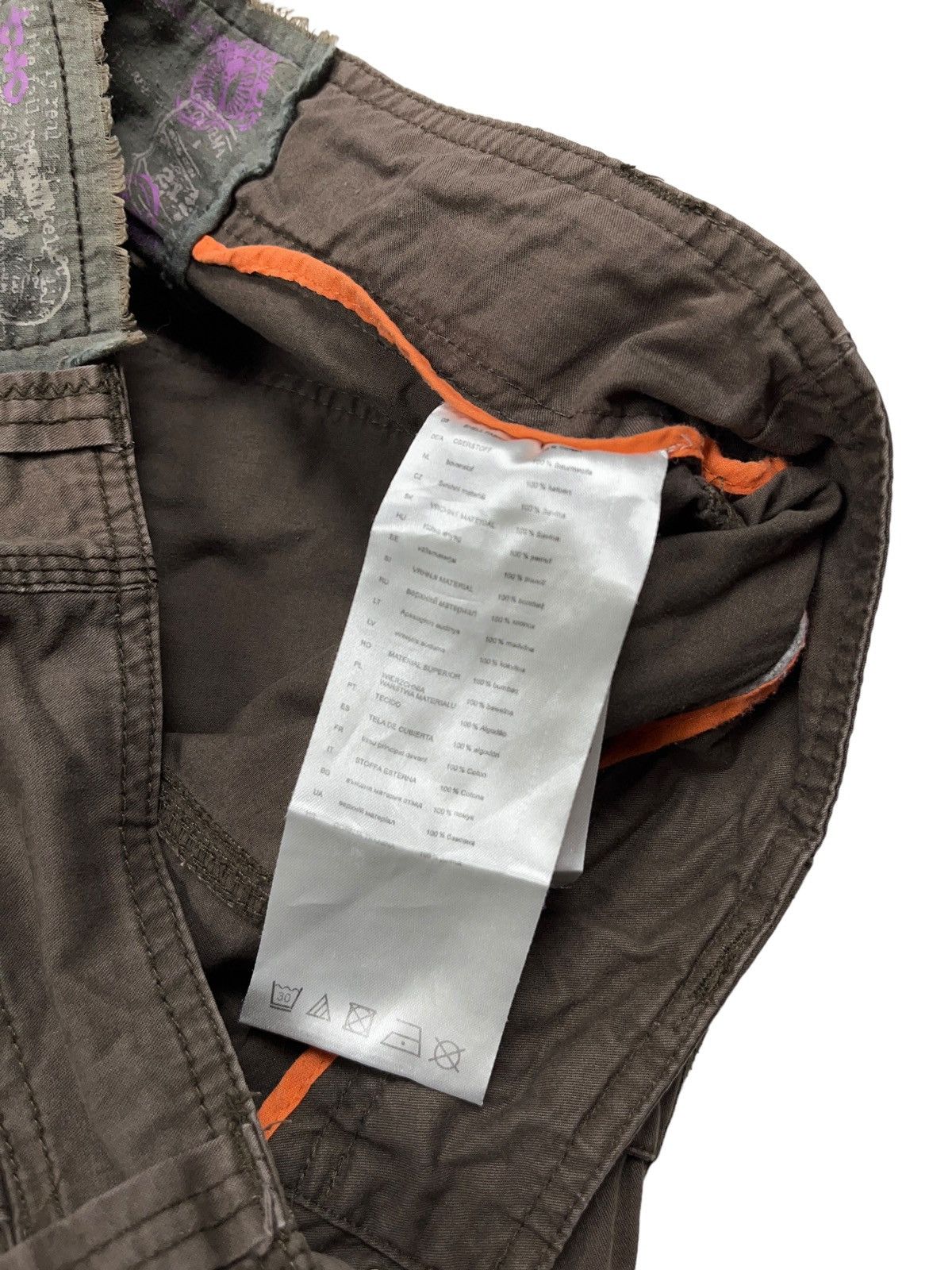 Japanese Brand Vintage y2k Brown Cargo Pants 3d Pockets Japanese Size 26" / US 2 / IT 38 - 8 Thumbnail