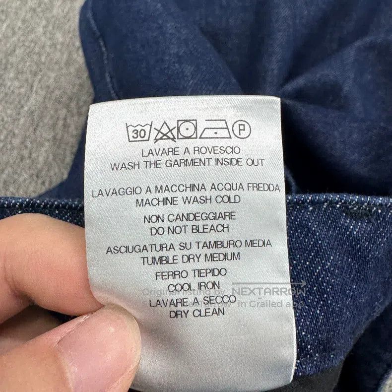 Raf Simons Raf Simons Leather-branded jeans Size US 31 - 5 Thumbnail
