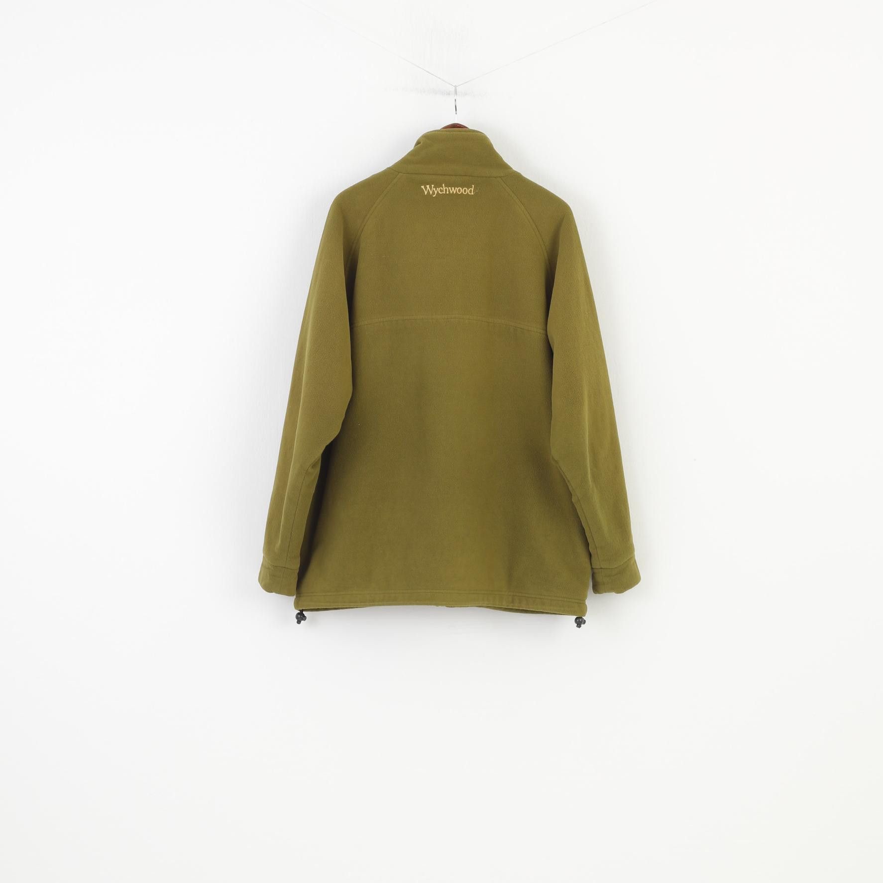 Vintage Wychwood Men XXL Fleece Green Full Zipper Polyester 0052 Size US XXL / EU 58 / 5 - 8 Thumbnail