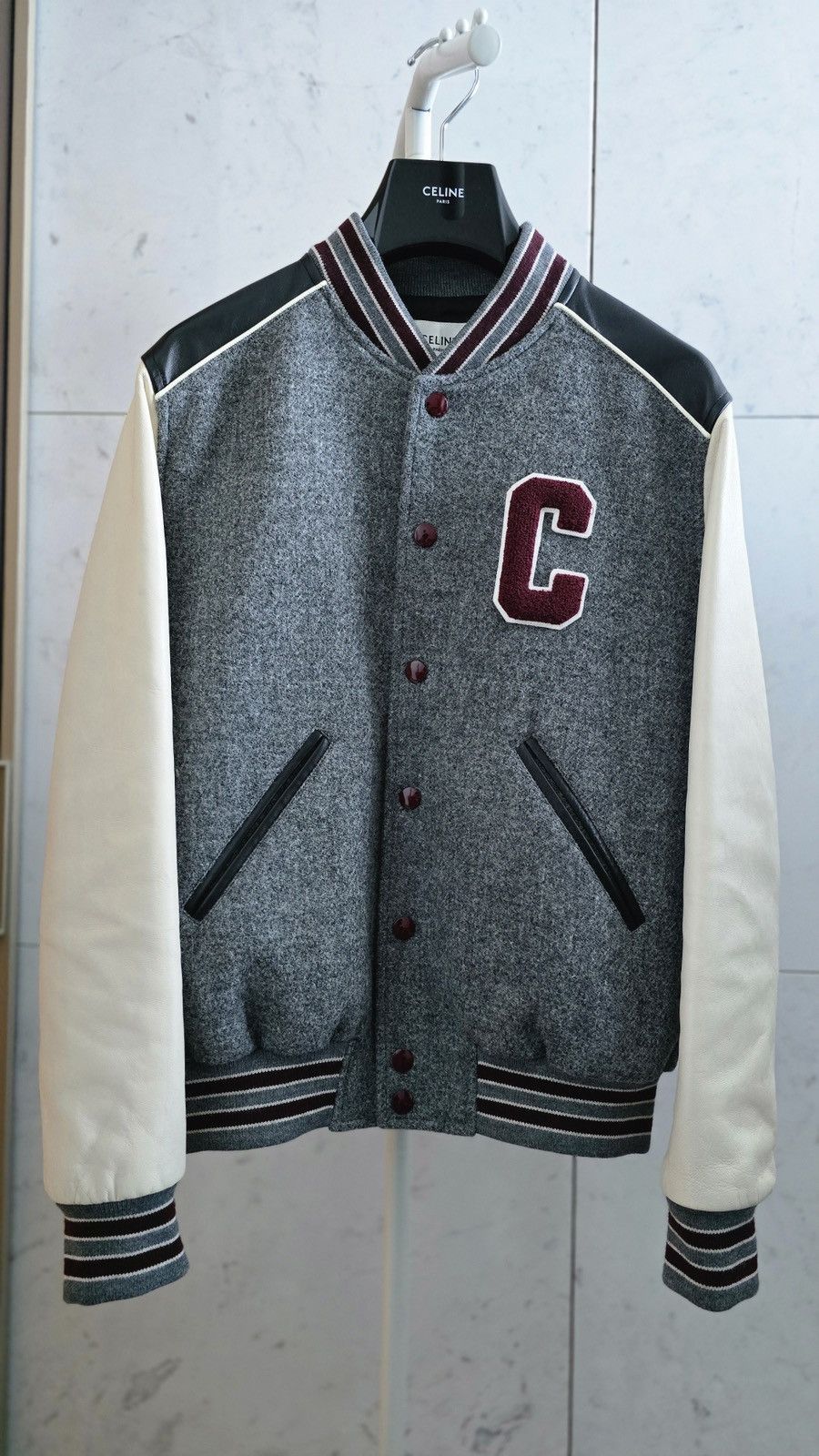 Celine CELINE 24FW CLASSIC TEDDY JACKET IN WOOL TRICOTINE Size US S / EU 44-46 / 1 - 1 Thumbnail