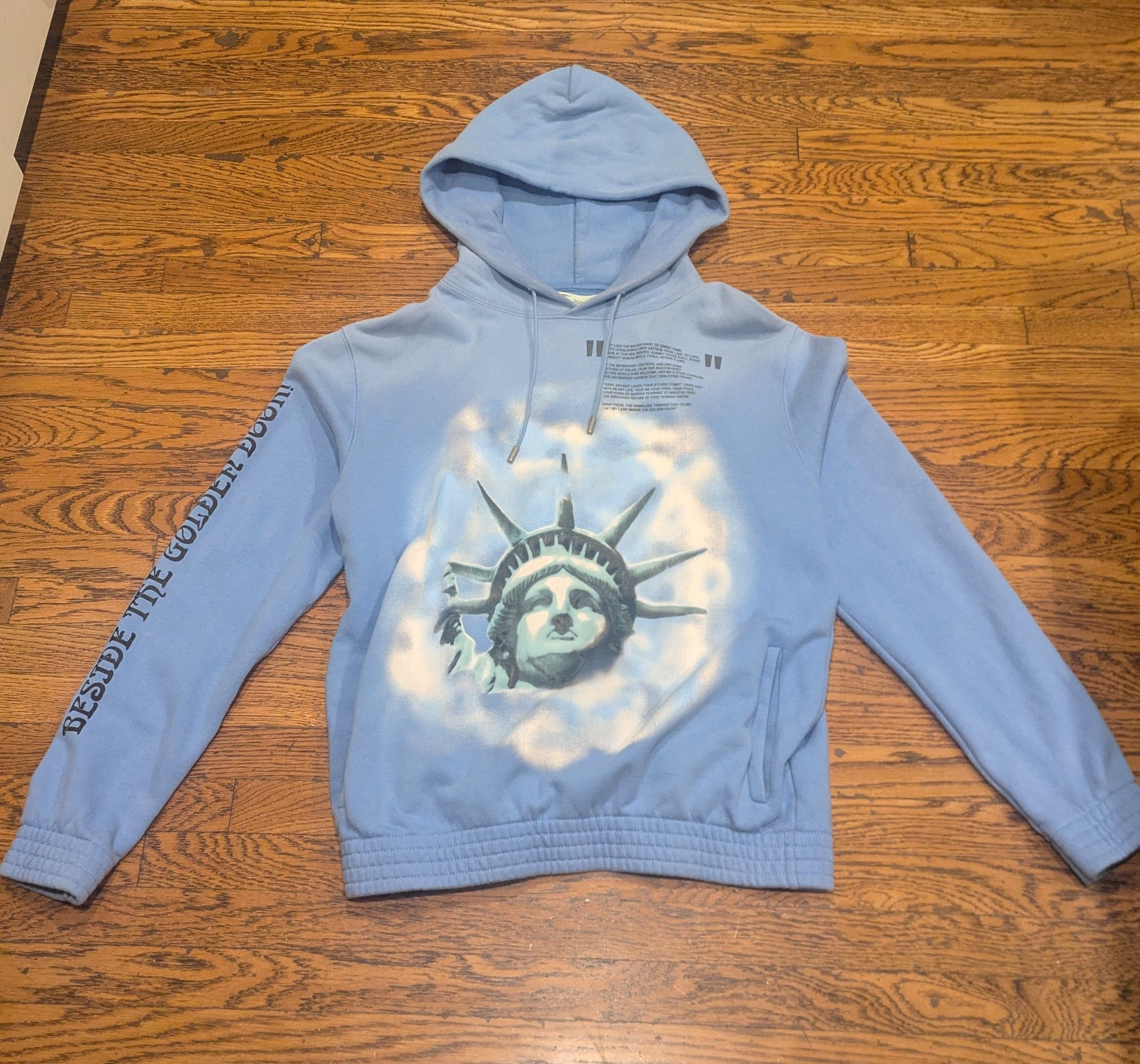 Off-White Off-White Liberty Hoodie Size US L / EU 52-54 / 3 - 1 Thumbnail