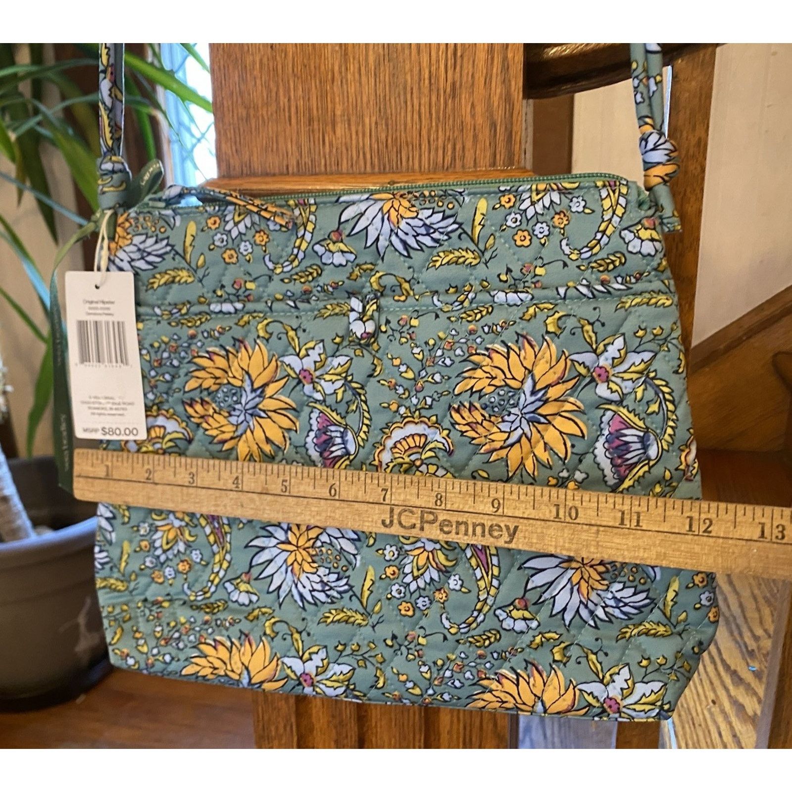 Vera Bradley NWT Vera Bradley Original Hipster Purse Gemstone Paisley $80 Size ONE SIZE - 8 Thumbnail