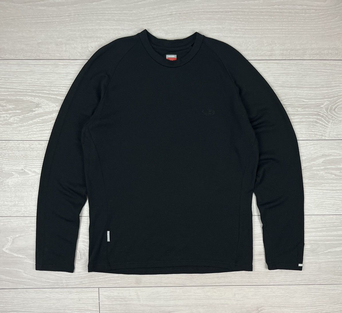 Icebreaker Icebreaker Bodyfit 260 Merino Wool Black Crew Neck Sweater Size US L / EU 52-54 / 3 - 1 Thumbnail