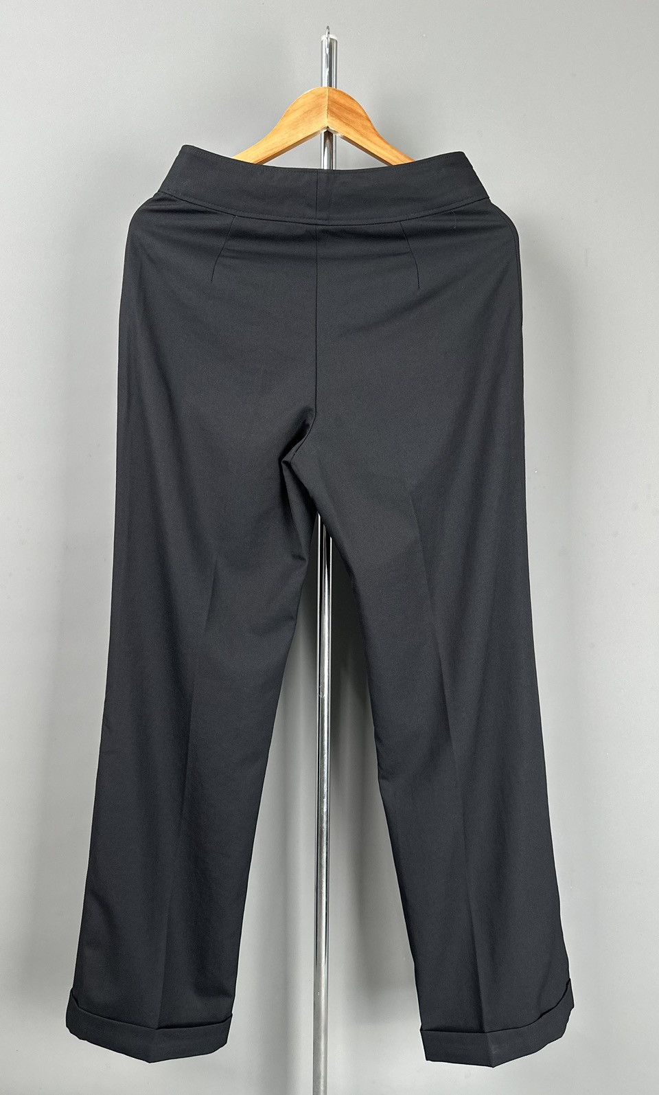 Dries Van Noten Dries Van Noten - Wool High Waisted - Cuffed Trouser Pants Size 28" / US 6 / IT 42 - 9 Thumbnail