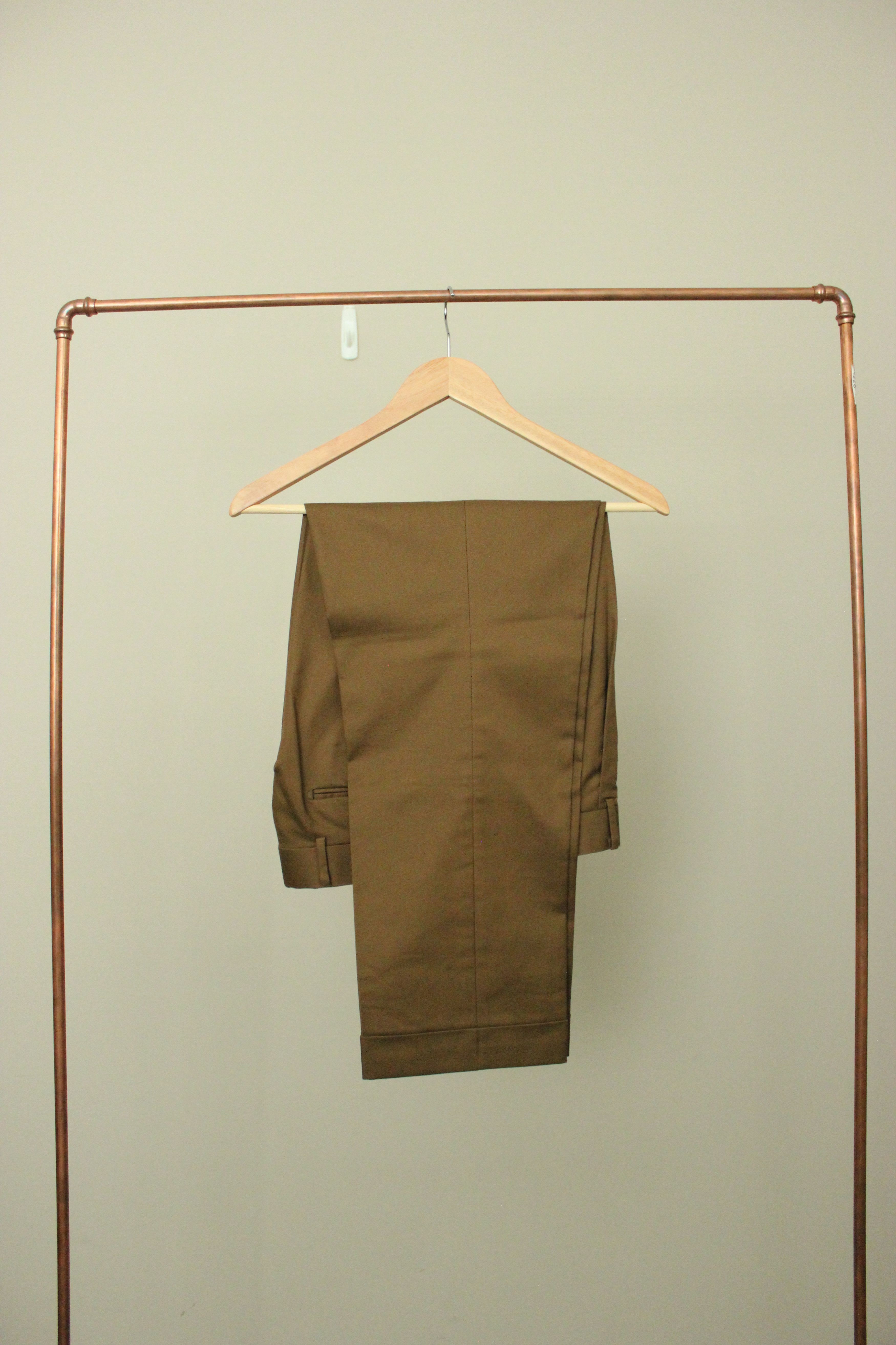 Ring Jacket Lamarche 100% Cotton Suit Toffee Size 36R - 10 Thumbnail