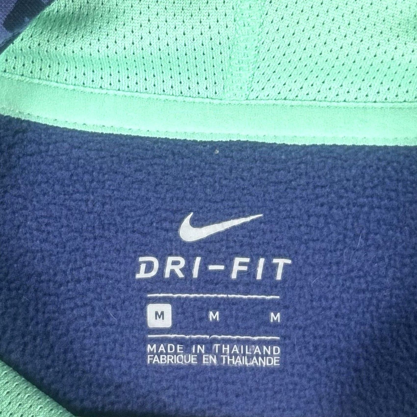 Nike Nike Dri Fit Mock Neck Hoodie Mens M Blue Athletic Sweatshirt Pullover Size US M / EU 48-50 / 2 - 3 Thumbnail