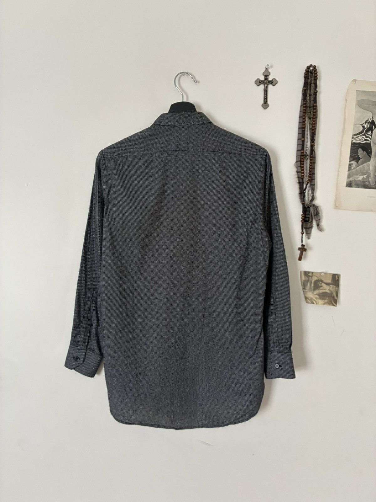 Saint Laurent Paris Saint Laurent Paris 2013 Micro Dot Button Up Size US S / EU 44-46 / 1 - 3 Thumbnail