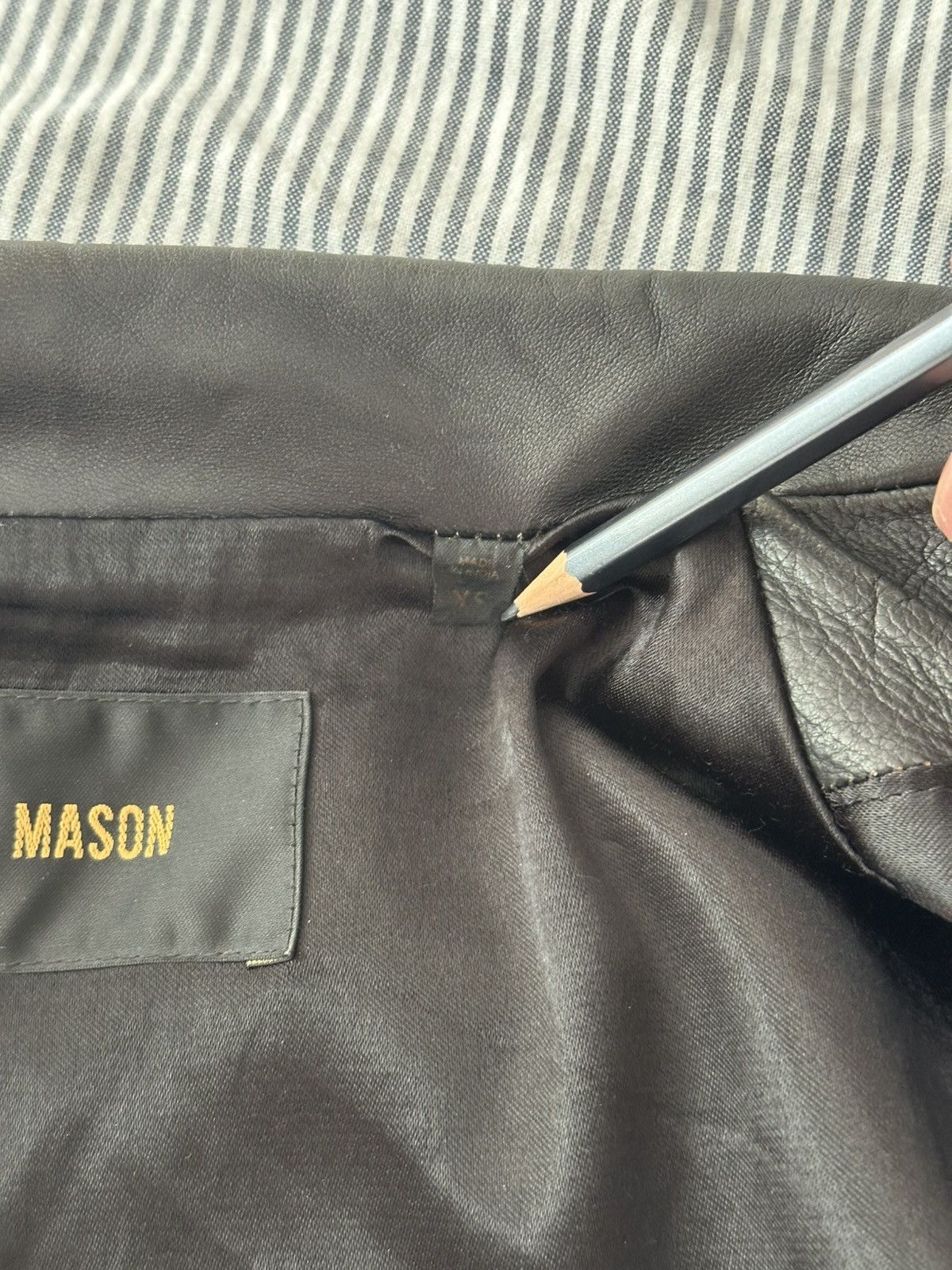 Buck Mason Buck Mason Black Leather Moto Jacket Size US XS / EU 42 / 0 - 7 Thumbnail