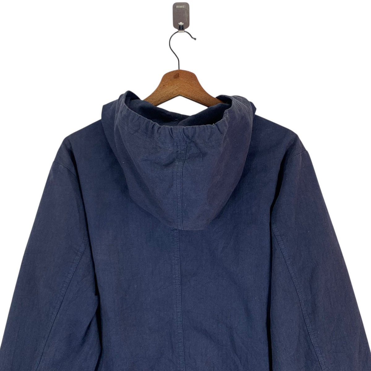 Issey Miyake × Japanese Brand VINTAGE QUADRO JAPANESE BRAND MILITARY HOODIE JACKET Size US L / EU 52-54 / 3 - 8 Thumbnail