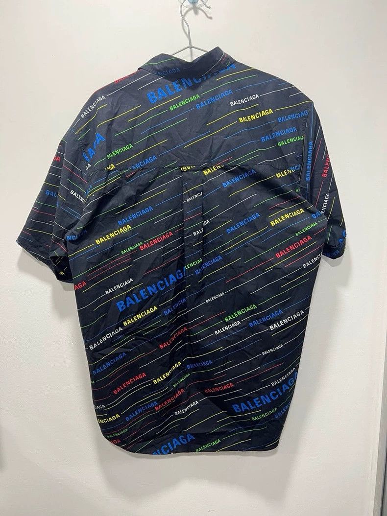Balenciaga Balenciaga size 37 Full-print bullet screen color short sle Size US M / EU 48-50 / 2 - 2 Thumbnail
