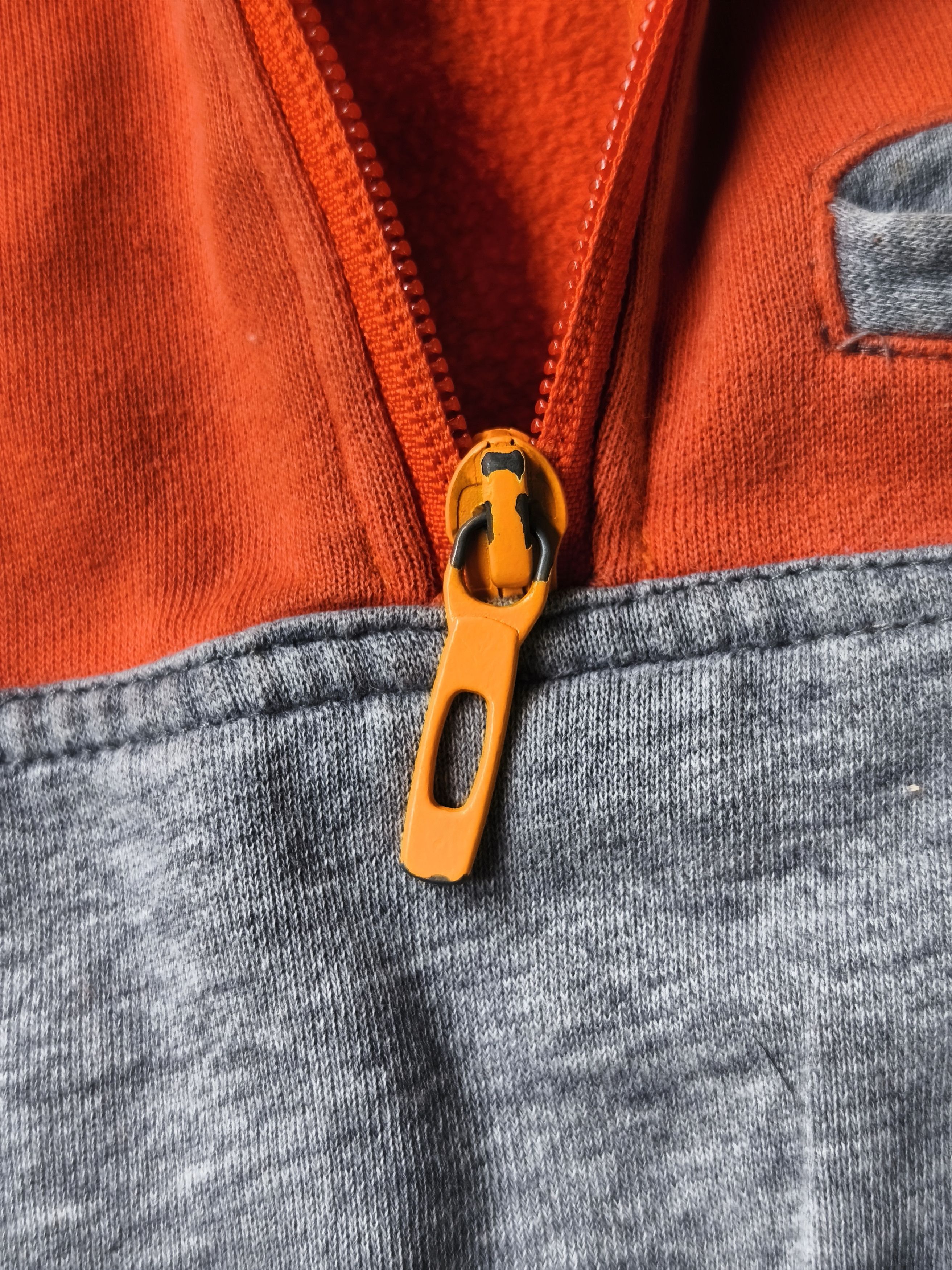 Oakley Oakley Colorblock Half Zip Hoodie Grey Orange Y2K Techwear Size US XL / EU 56 / 4 - 13 Thumbnail