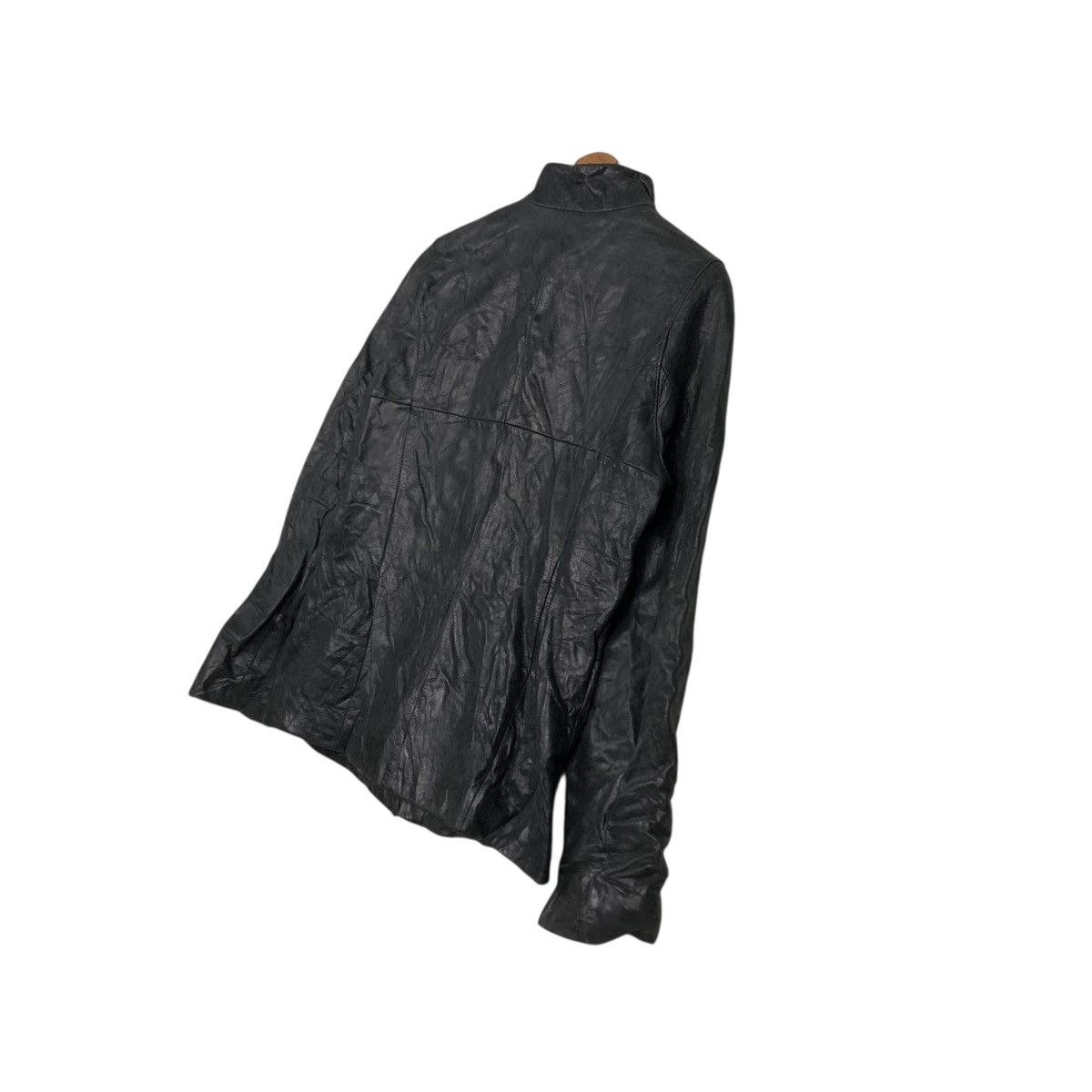 Japanese Brand 🔥VINTAGE BIKER SOFT LEATHER JACKET OZOC ISSEY MIYAKE Size US S / EU 44-46 / 1 - 12 Thumbnail