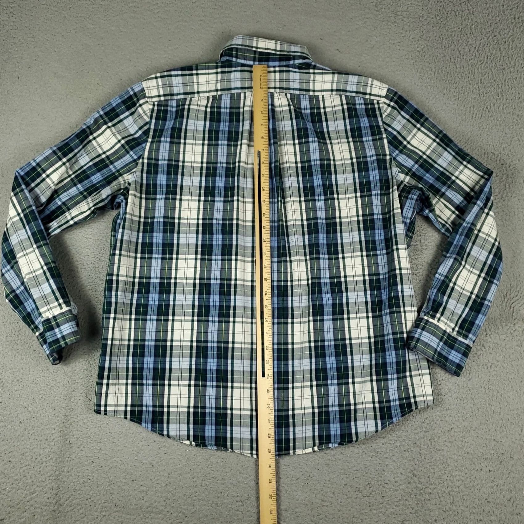 Vineyard Vines Vineyard Vines Shirt Mens XL Blue Plaid Slim Fit Casual Button Up Long Sleeve Size US XL / EU 56 / 4 - 3 Thumbnail