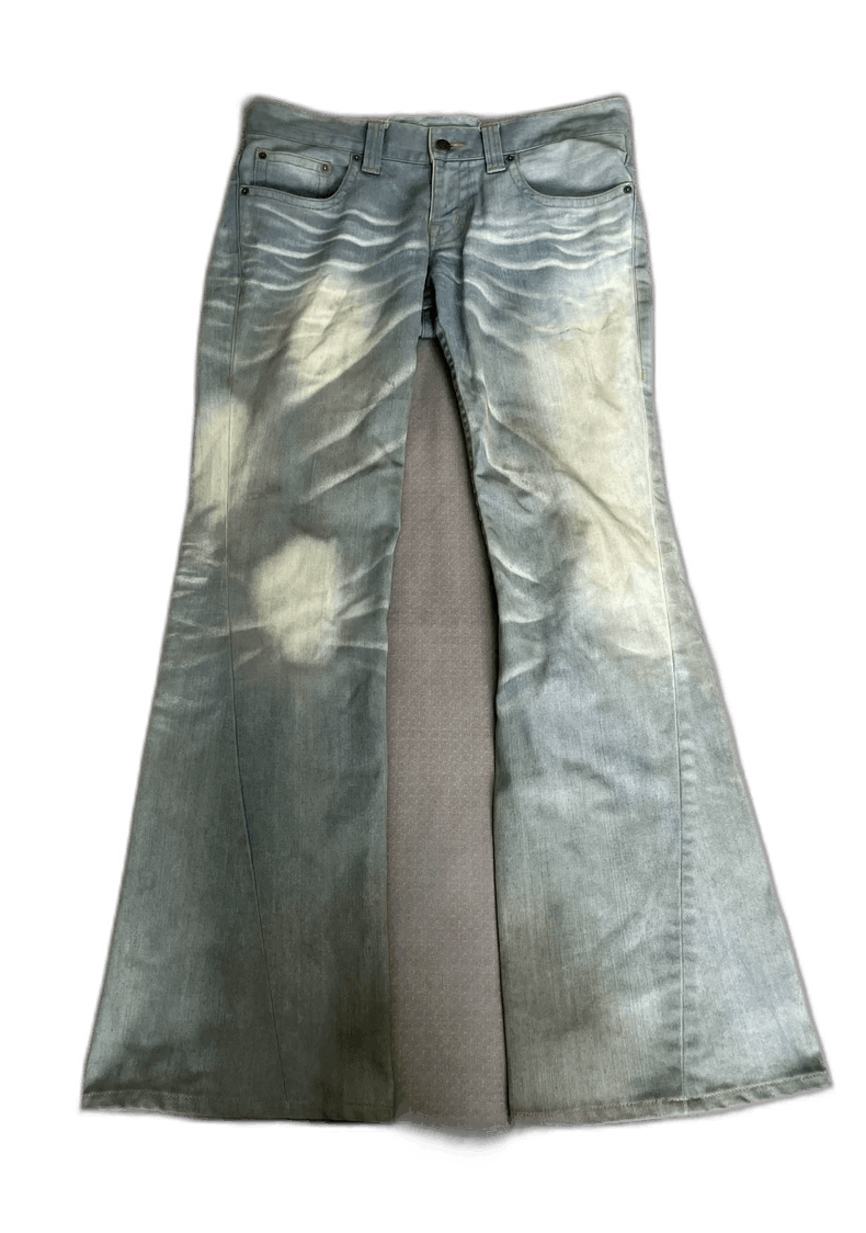 Yohji Yamamoto Vintage Tornado Mart Faded Denim Jeans-2506 Size 30" / US 8 / IT 44 - 1 Thumbnail