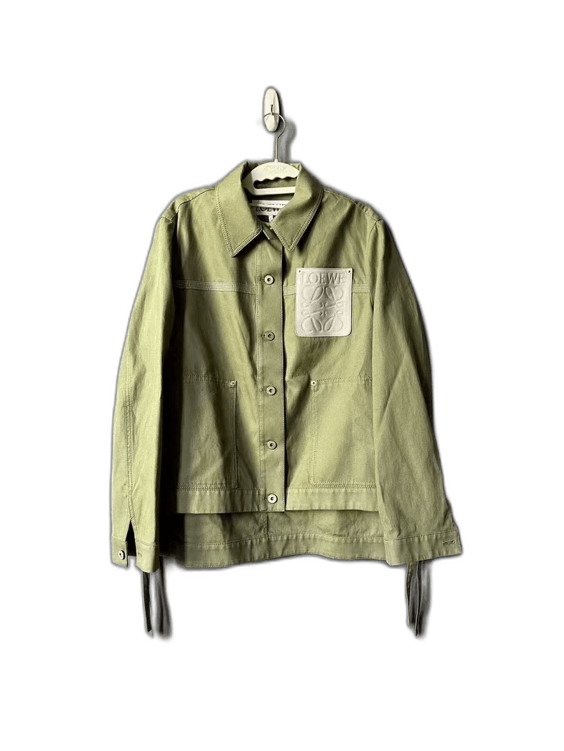 Loewe Loewe Green Jacket with Leather Tag Size US M / EU 48-50 / 2 - 1 Thumbnail