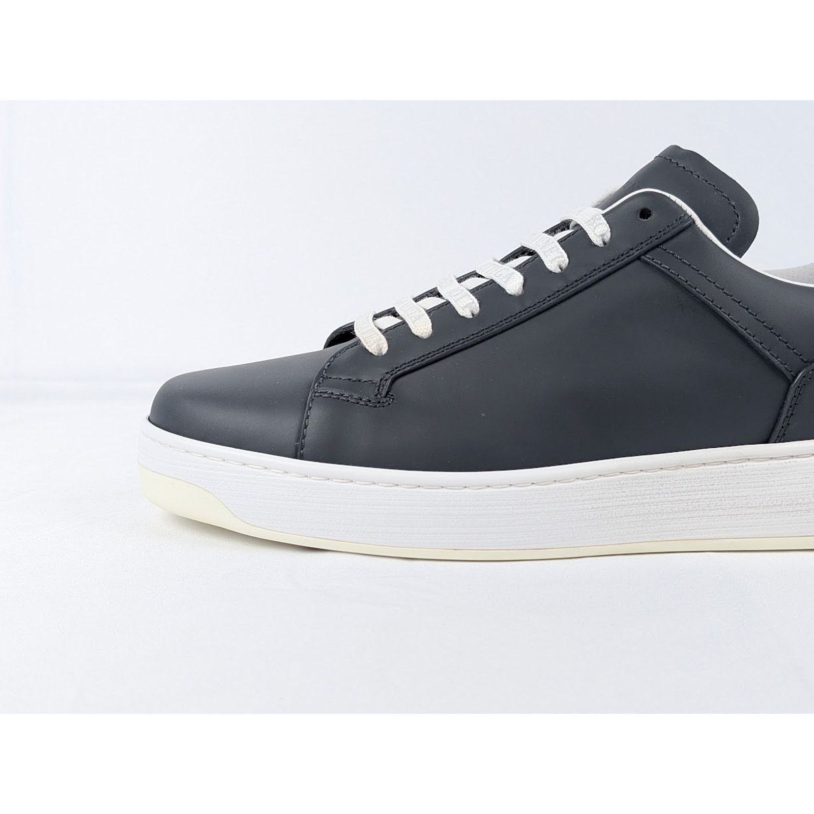 Bottega Veneta o1rshd1 Bolt Calf Low Top Sneakers in Ardoise Size US 7.5 / EU 40-41 - 4 Thumbnail