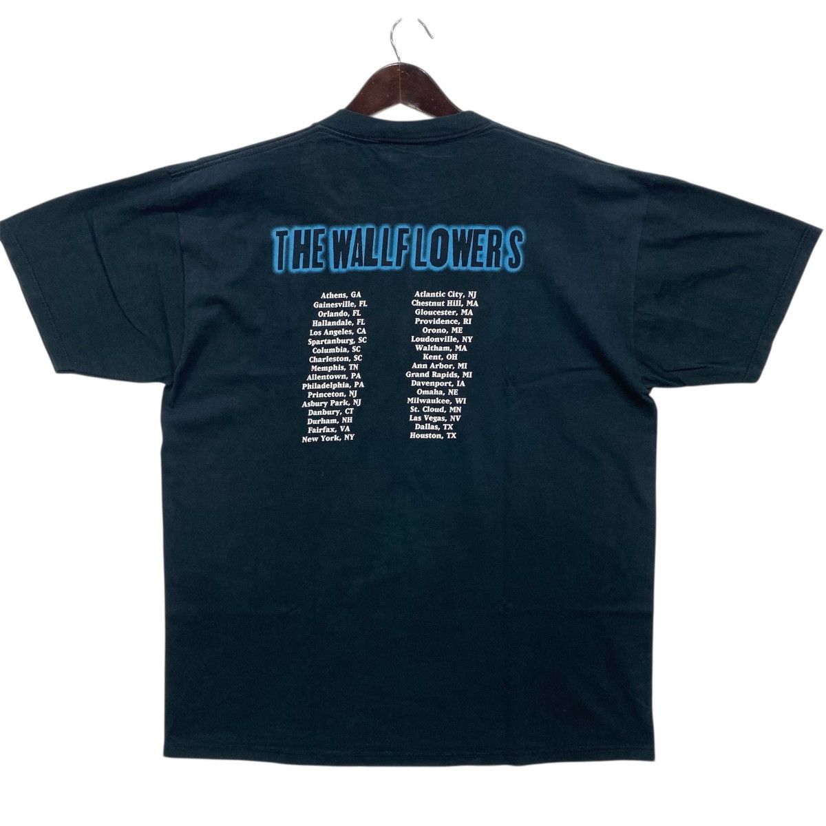 Band Tees 💥VINTAGE 90s THE WALLFLOWERS rock band jacob dylan shirt Size US XL / EU 56 / 4 - 2 Thumbnail