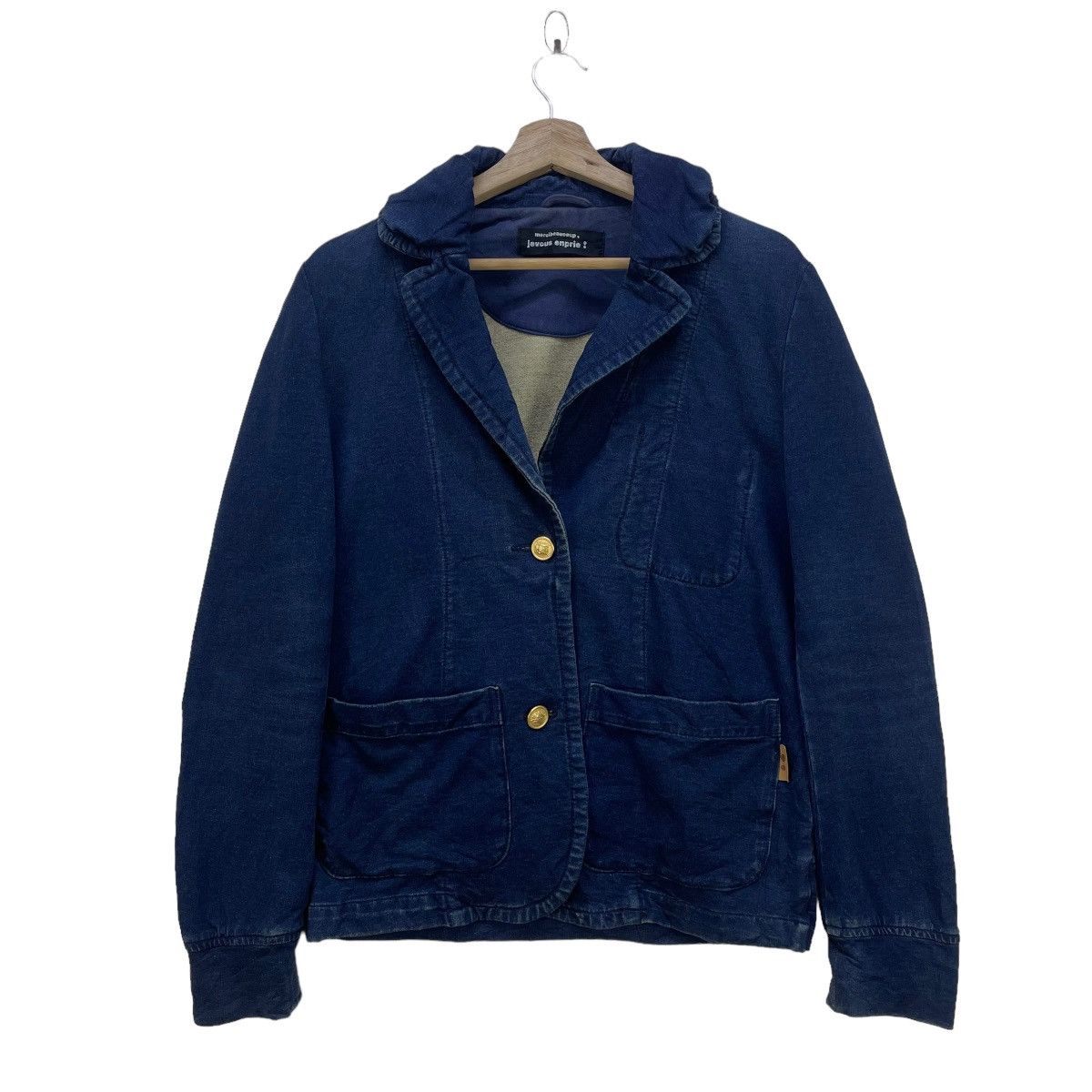 Indigo Mercibeaucoup Issey Miyake Indigo Denim Jacket Size M / US 6-8 / IT 42-44 - 2 Thumbnail