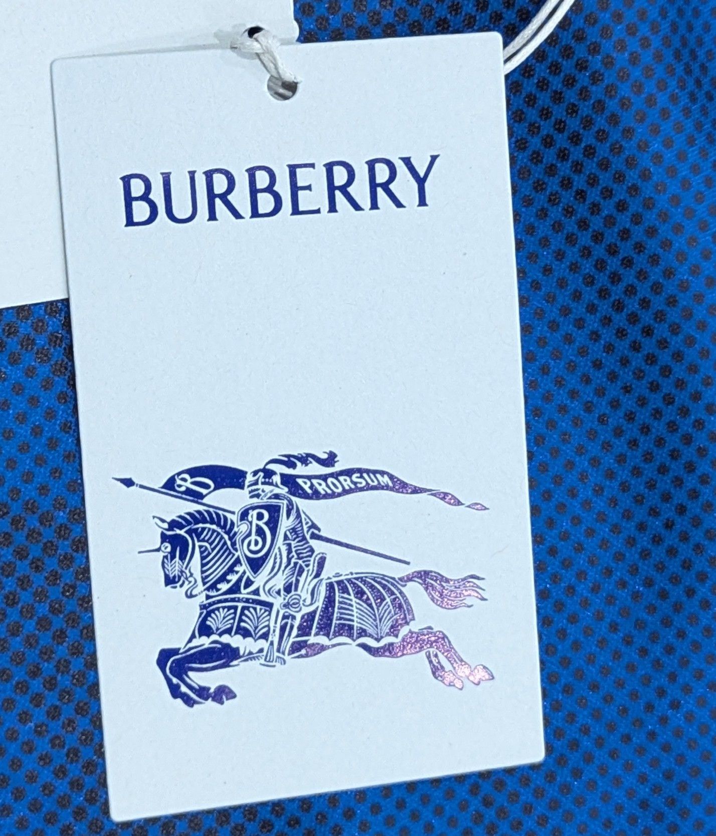 Burberry Burberry Floral Print Polyester Crewneck T-Shirt Blue Medium Size US M / EU 48-50 / 2 - 7 Thumbnail
