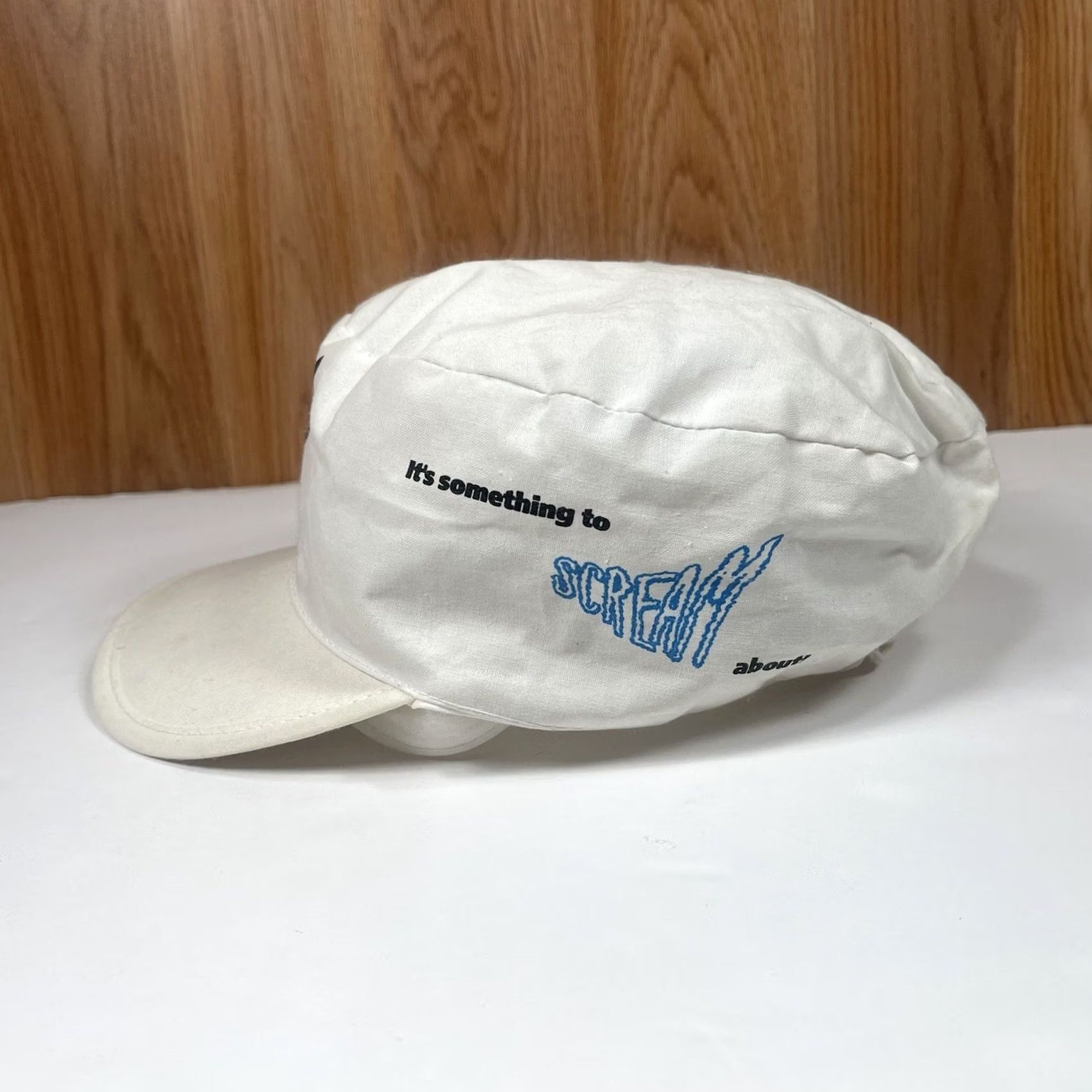 Vintage VINTAGE Rebel Yell Hat Adults Cadet Cap White 101 It’s Something To Scream About Size ONE SIZE - 4 Thumbnail