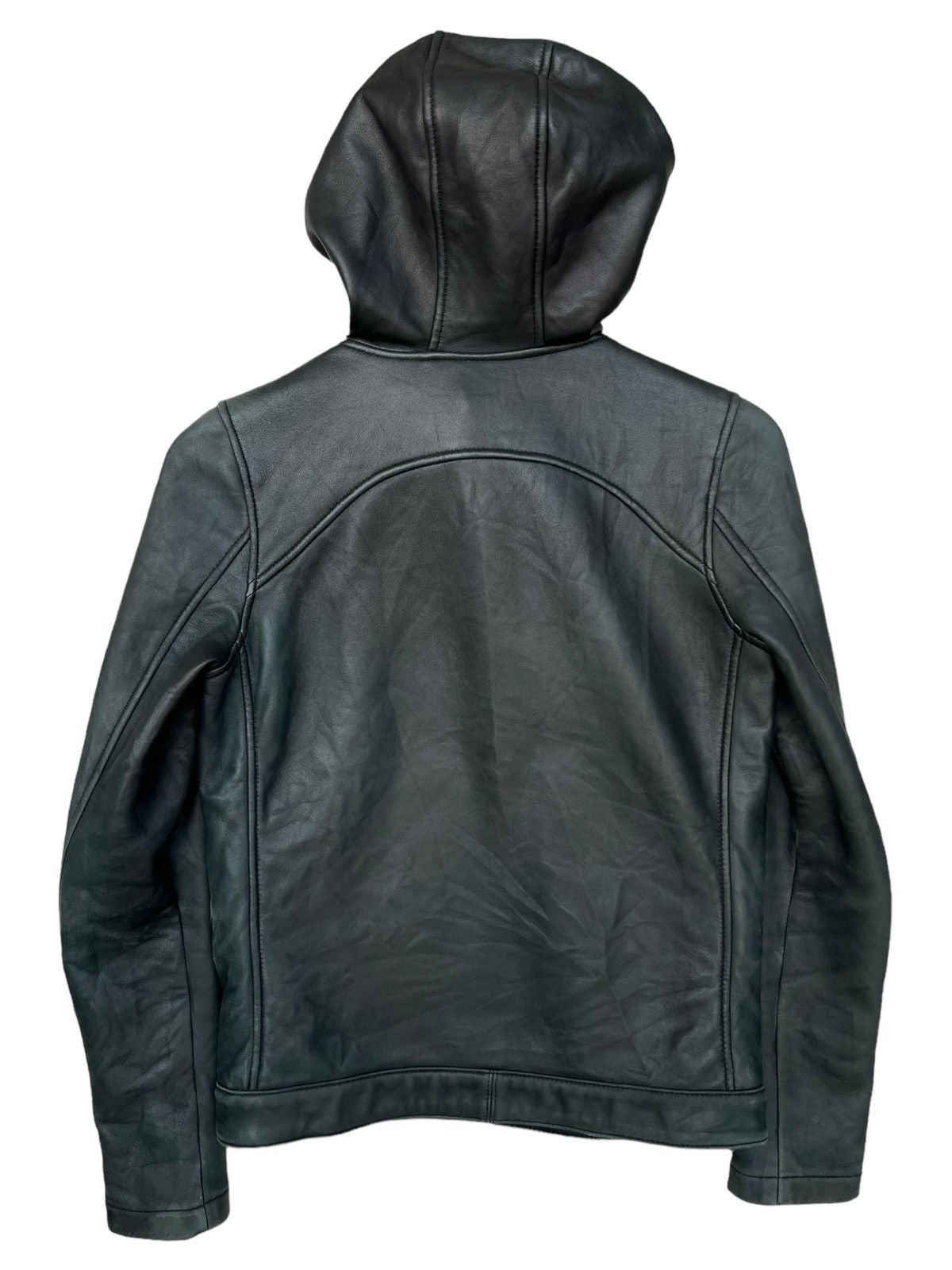 Hysteric Glamour Hysteric Glamour Leather Jacket Multi Zip Perfecto Hoodie Size S / US 4 / IT 40 - 4 Thumbnail