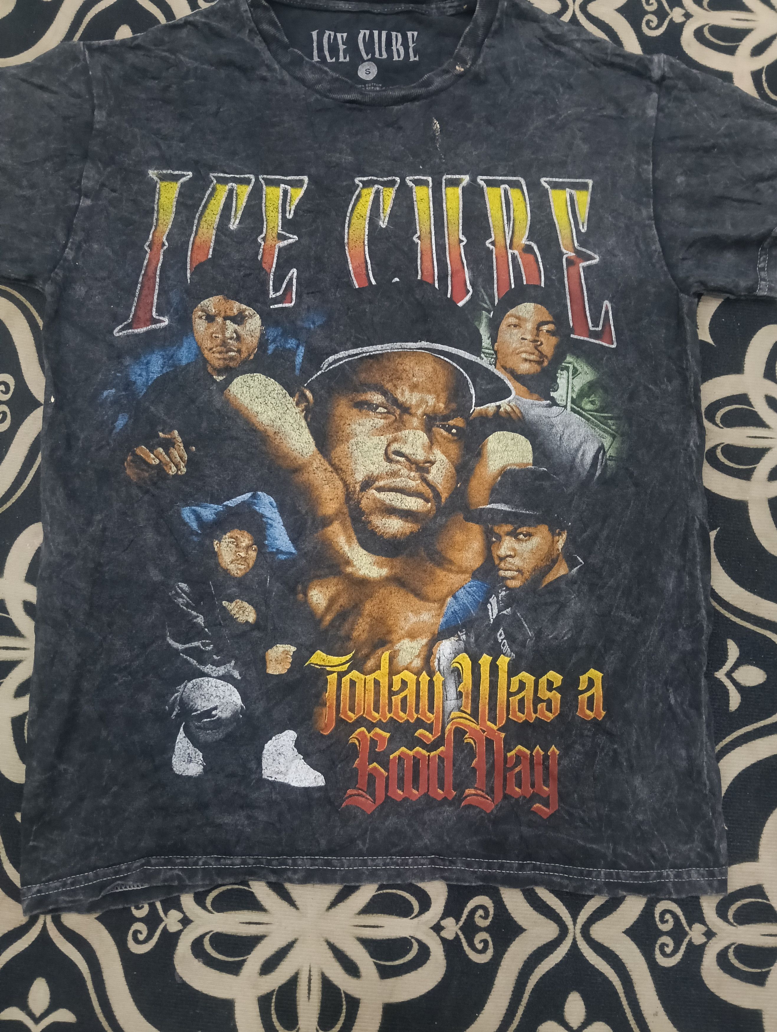 Rap Tees Ice Cube Rap/Hiphop Like Acid Wash Tee Size US S / EU 44-46 / 1 - 1 Thumbnail