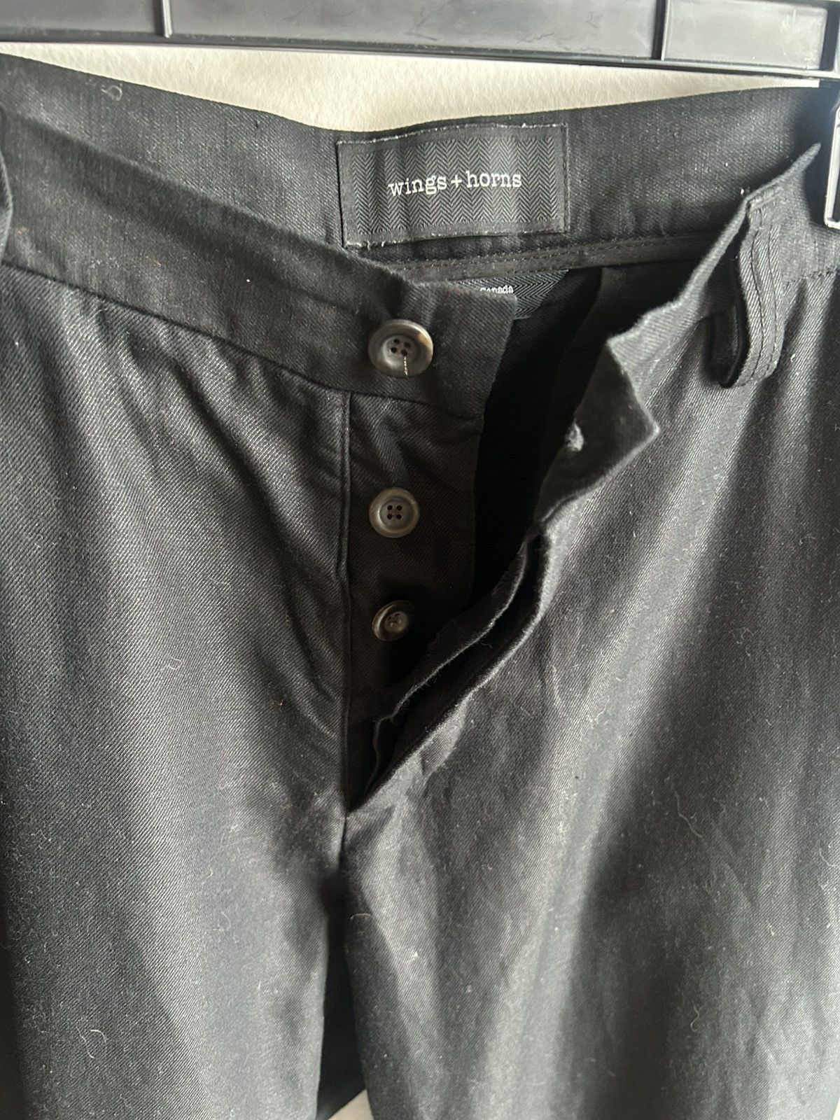 Wings + Horns Wings + Horns Linen Pants Size US 34 / EU 50 - 4 Thumbnail