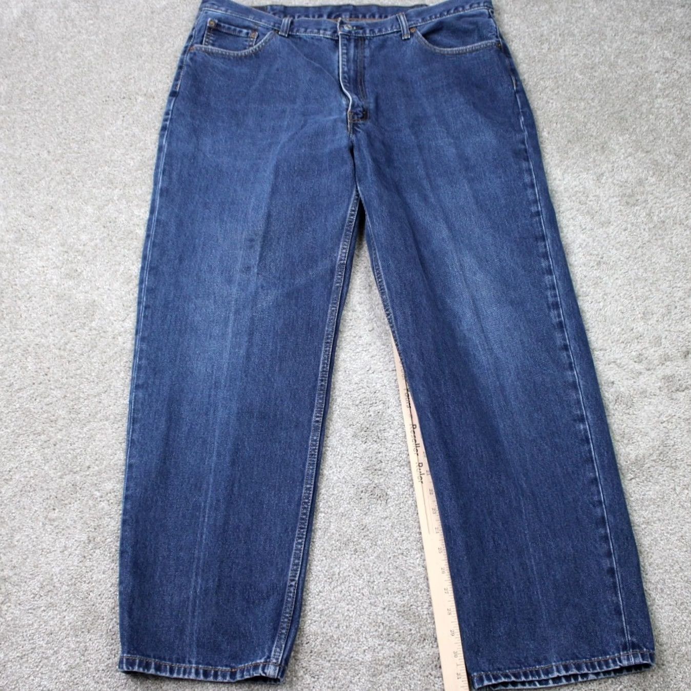 Levi's Levi's 550 Jeans Mens 42x32 Blue Relaxed Straight 5-Pocket Denim Cotton Size US 42 / EU 58 - 3 Thumbnail