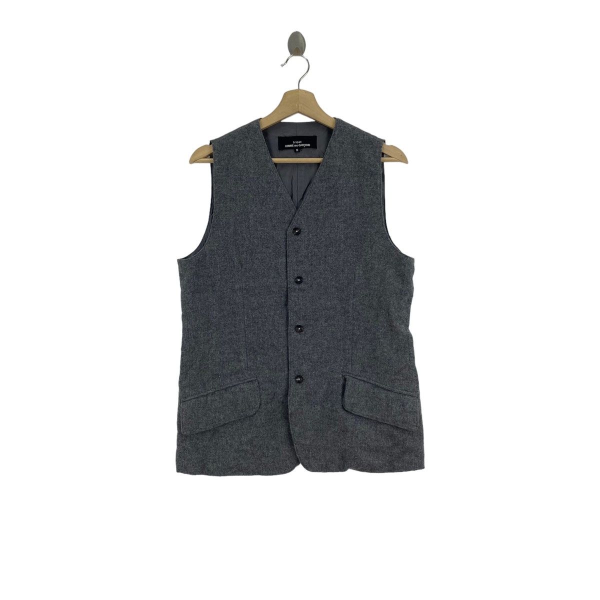 Comme des Garcons Vintage COMME DES GARCONS Tricot Japanese Brand Button Up Size US M / EU 48-50 / 2 - 1 Thumbnail