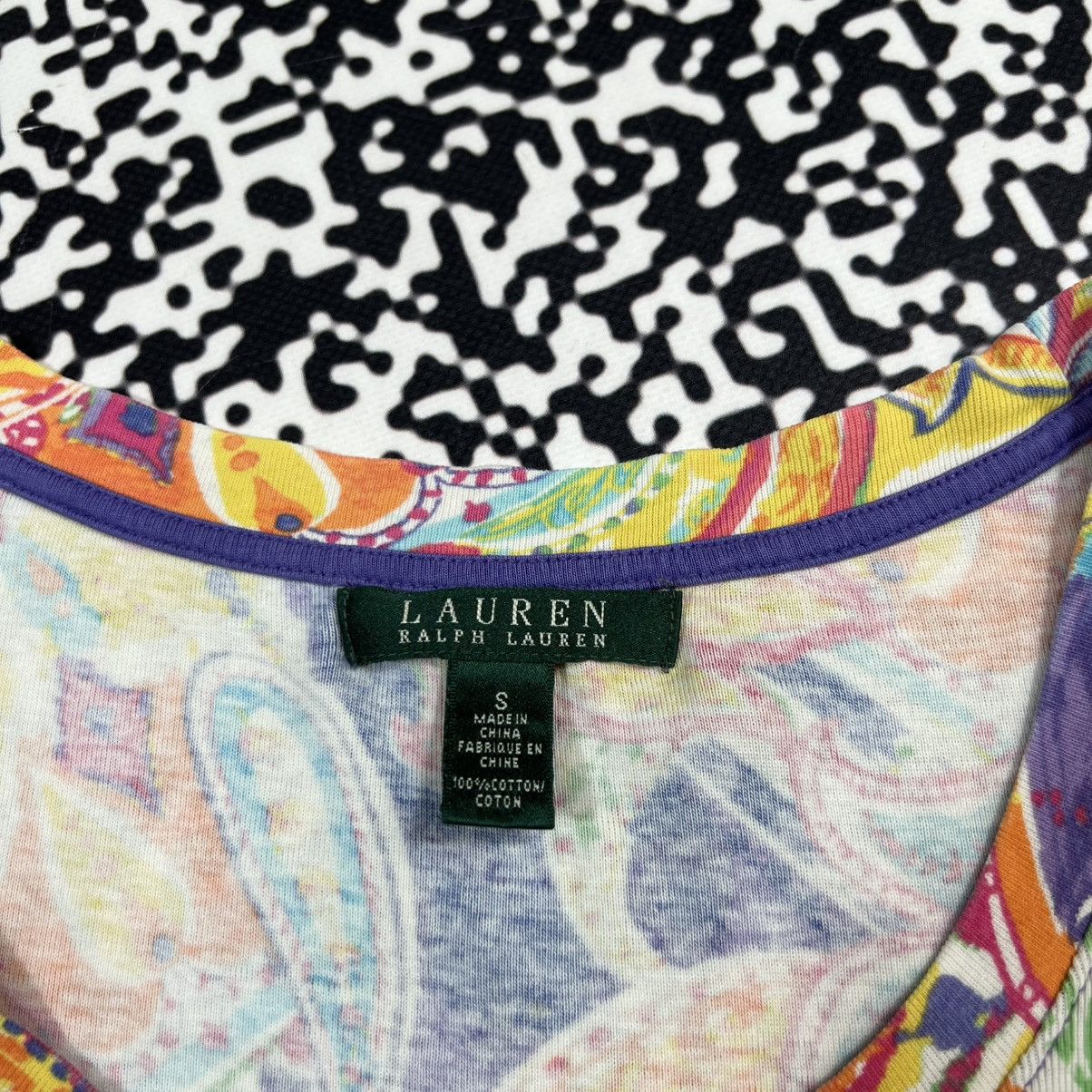 Lauren Ralph Lauren Vintage Y2K Lauren Ralph Lauren Art Luxury Floral T-shirt Size S / US 4 / IT 40 - 11 Thumbnail