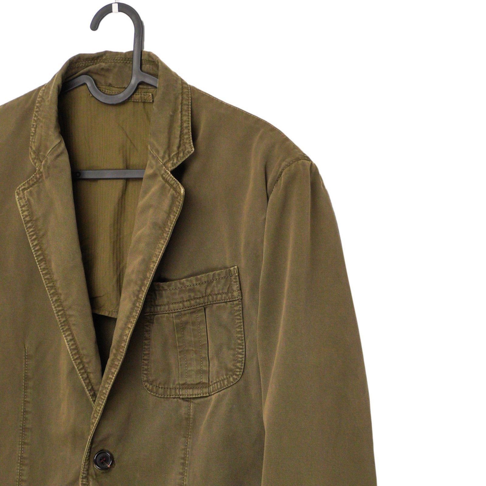Prada Prada Linea Rossa SS06 Tab Logo Khaki Twill Work Jacket Size US M / EU 48-50 / 2 - 4 Thumbnail