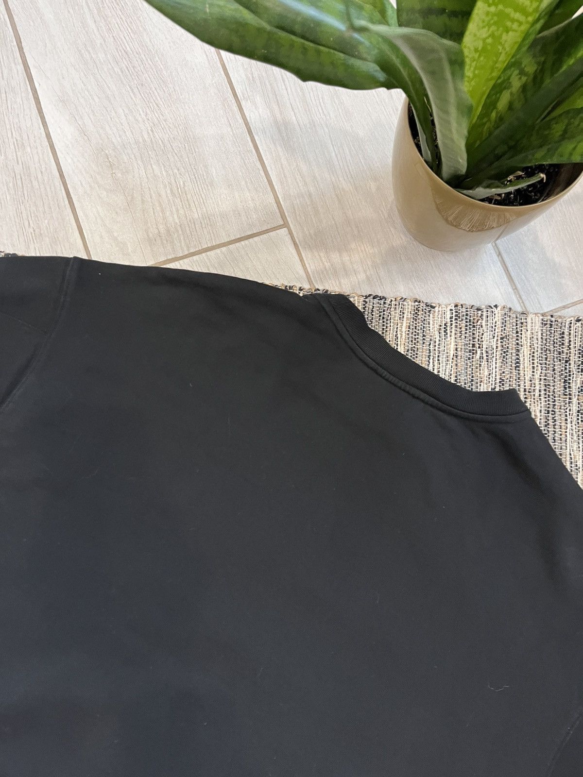 Allsaints × Designer Allsaints Sweatshirt Blank Black Crew neck Zipper Sleeve Size US M / EU 48-50 / 2 - 13 Thumbnail