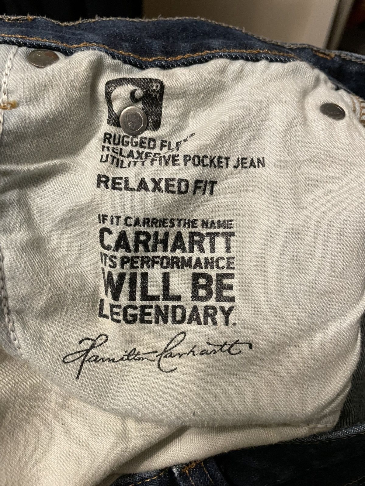 Carhartt Carhartt workwear jeans size 34x32 Size US 34 / EU 50 - 6 Thumbnail