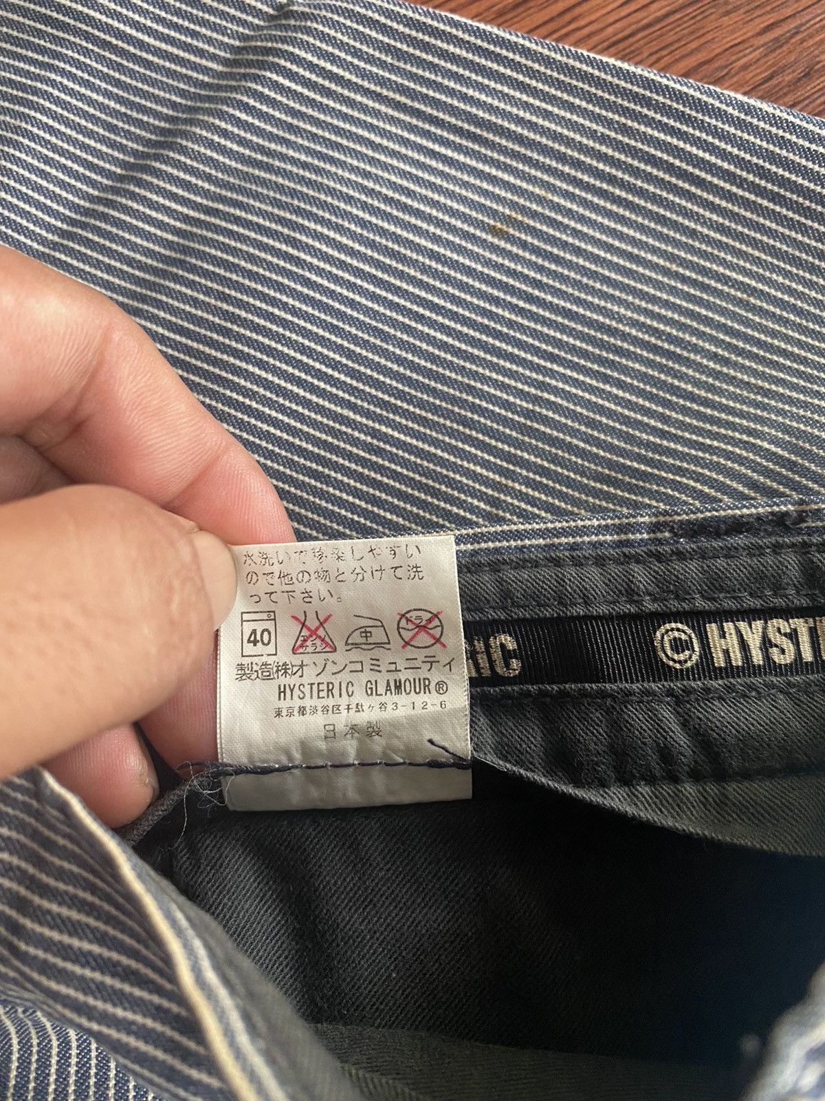 Hysteric Glamour Hysteric Glamour Hickory Stripe pants Size US 33 - 7 Thumbnail