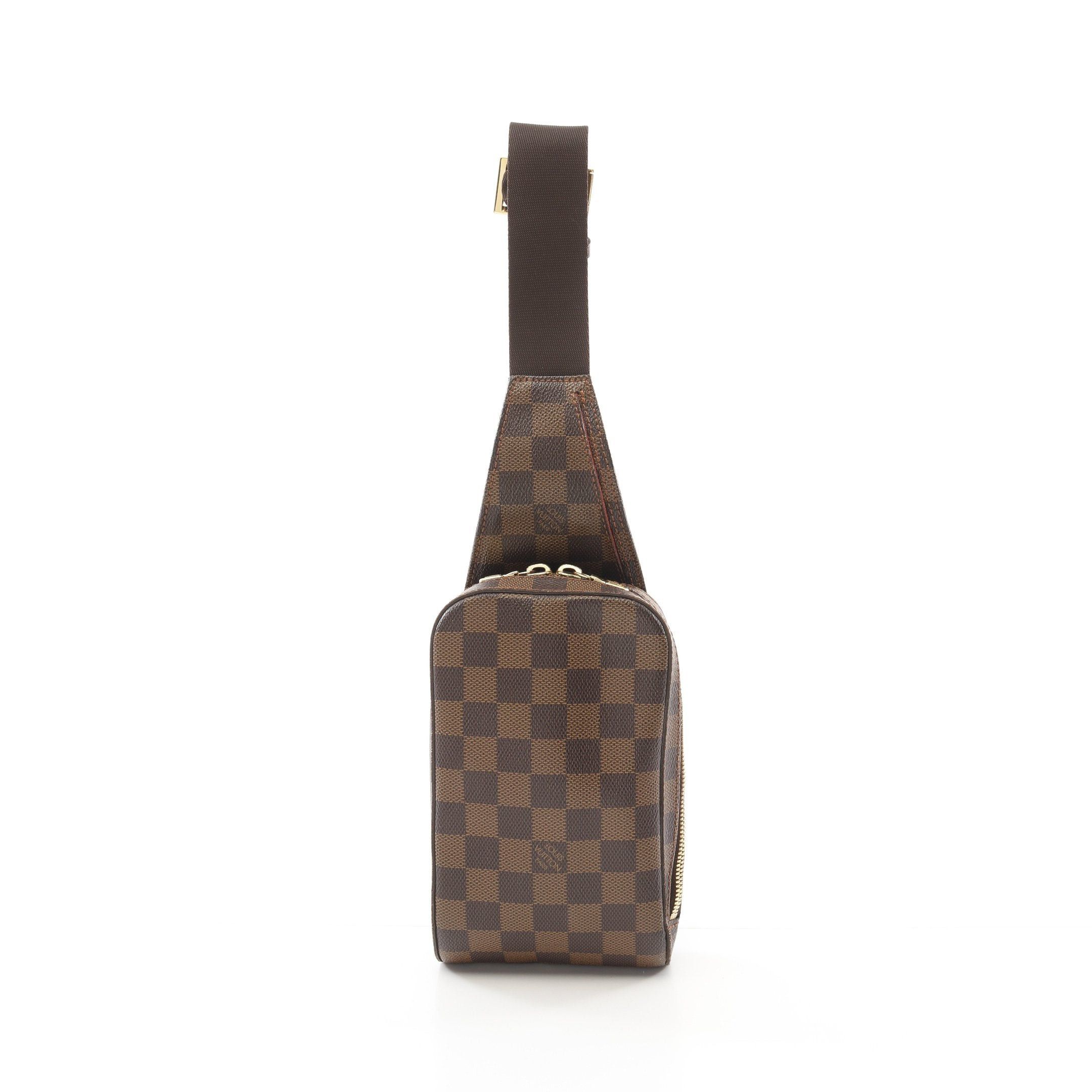Louis Vuitton Geronimos Damier Ebene Body Bag Brown
