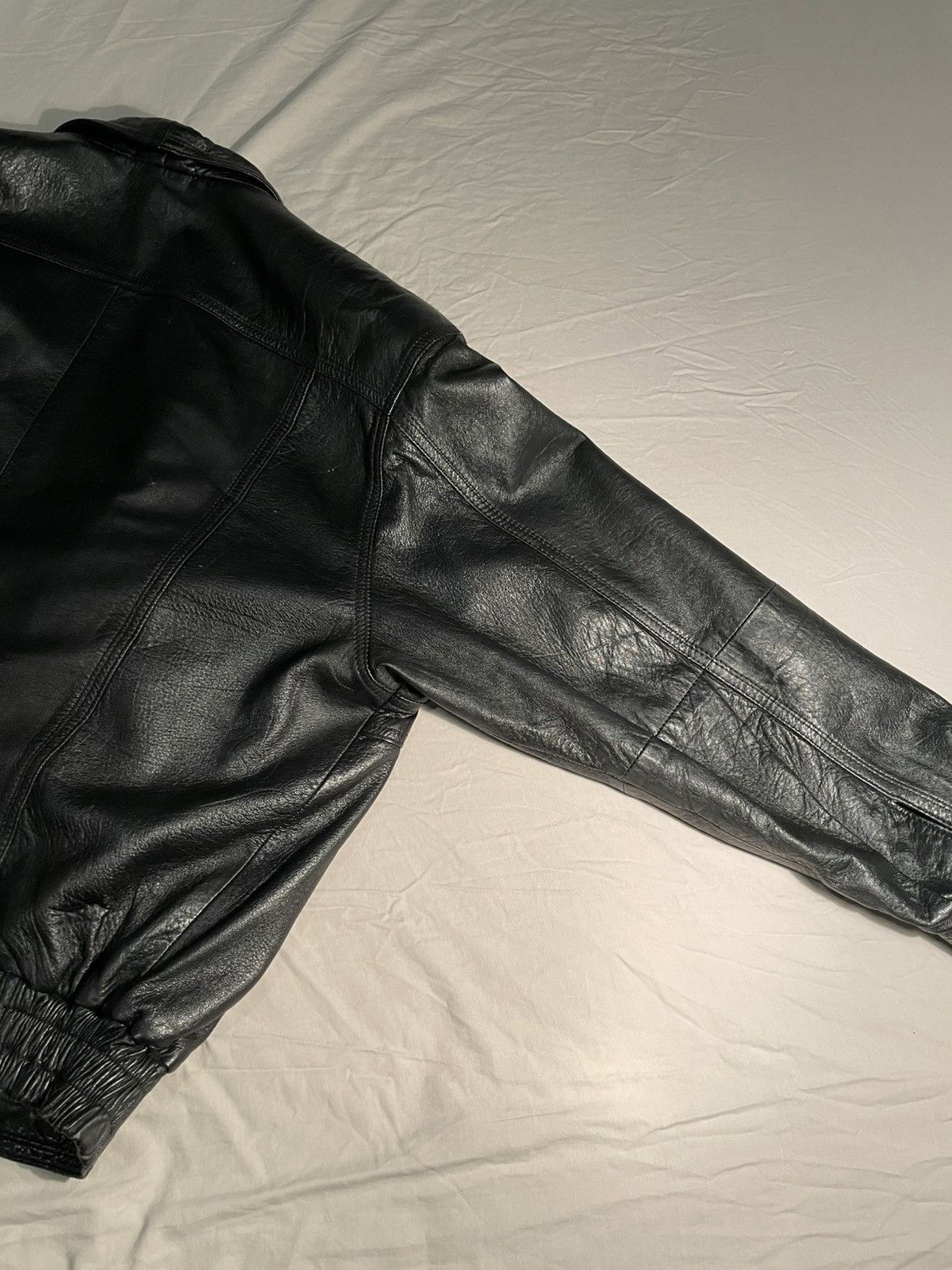 Genuine Leather × Vintage Levante underground Milano designer leather jacket Size US XL / EU 56 / 4 - 5 Thumbnail