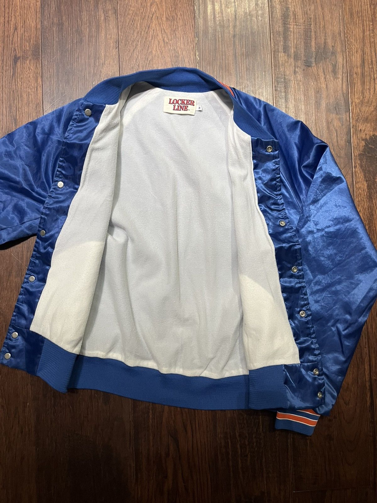 NCAA Vintage Florida Gators Locker Line Satin Jacket Size US M / EU 48-50 / 2 - 5 Thumbnail