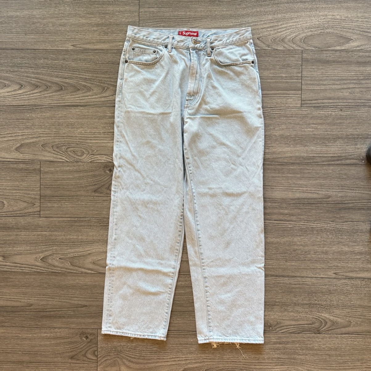 Supreme Supreme Baggy Jean Light Washed Indigo FW24 | Grailed
