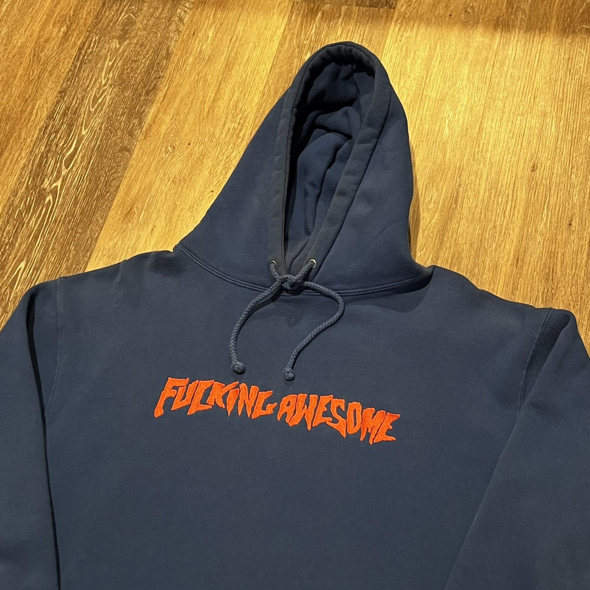 Fucking Awesome Fucking Awesome Og Logo hoodie Orange on blue Size US L / EU 52-54 / 3 - 2 Thumbnail