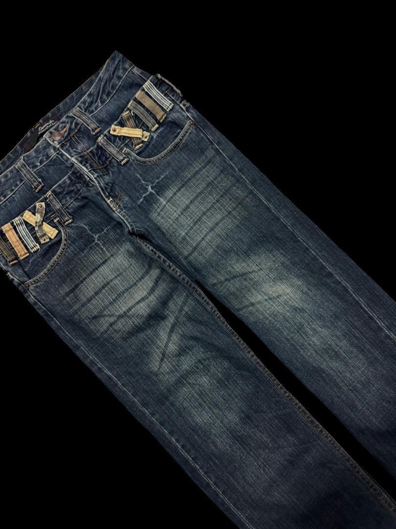 Other Double Waist Sick Dominate 🇯🇵 Rusty Mudwash Distressed Jean Size US 29 - 7 Thumbnail