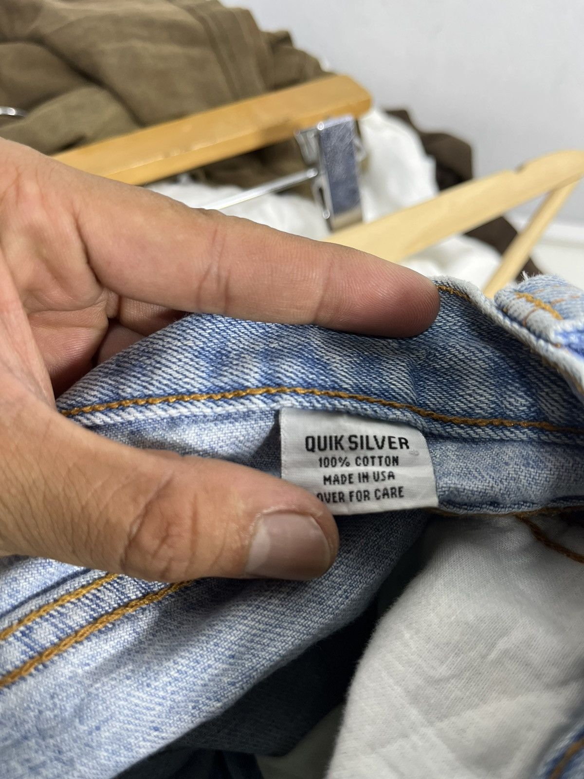 Quiksilver Vintage Shorts Pants Jeans Quiksilver 🏄‍♂️ Size US 30 / EU 46 - 9 Thumbnail