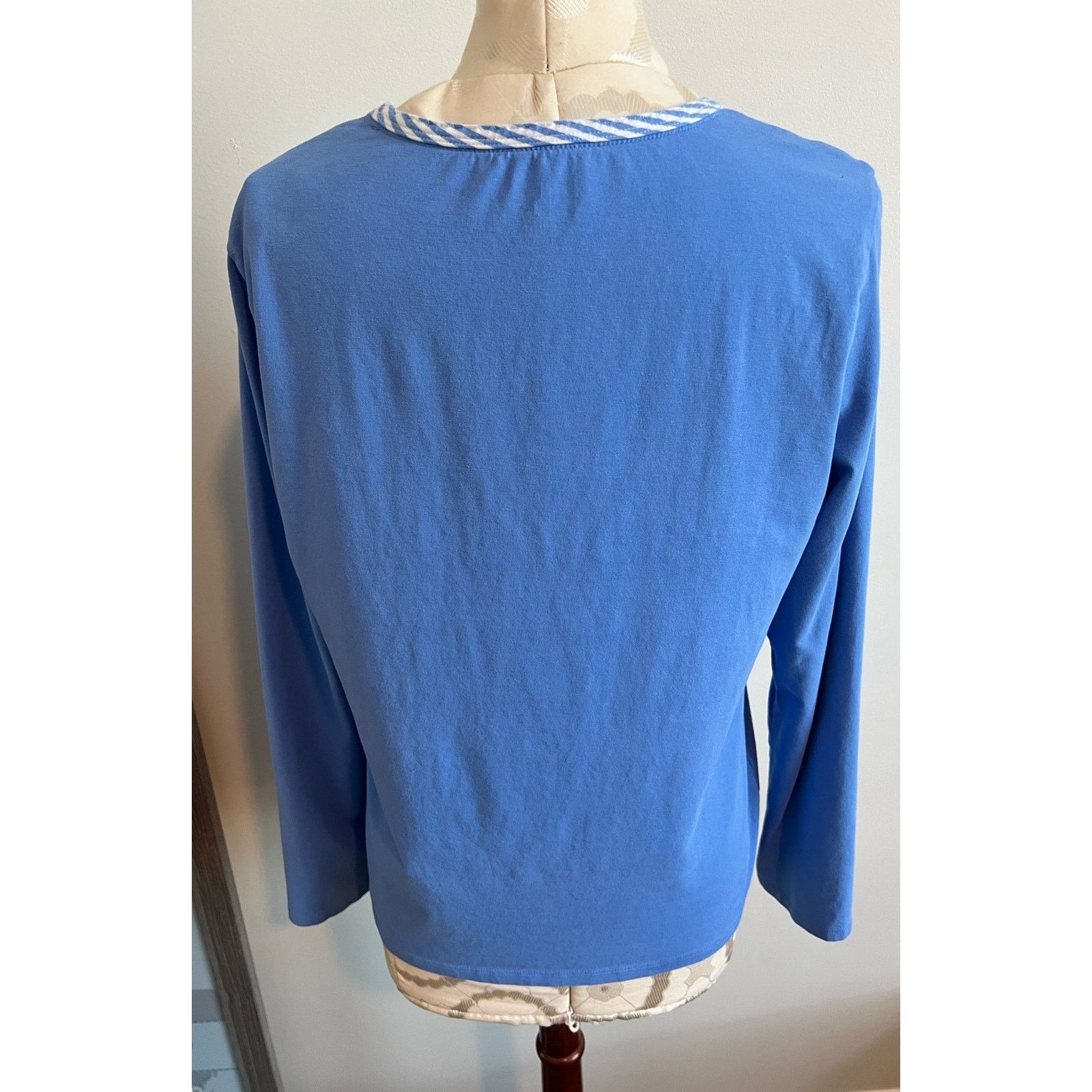 Lands' End Lands End Long Sleeve Casual Tshirt Petite Medium Size M / US 6-8 / IT 42-44 - 4 Thumbnail
