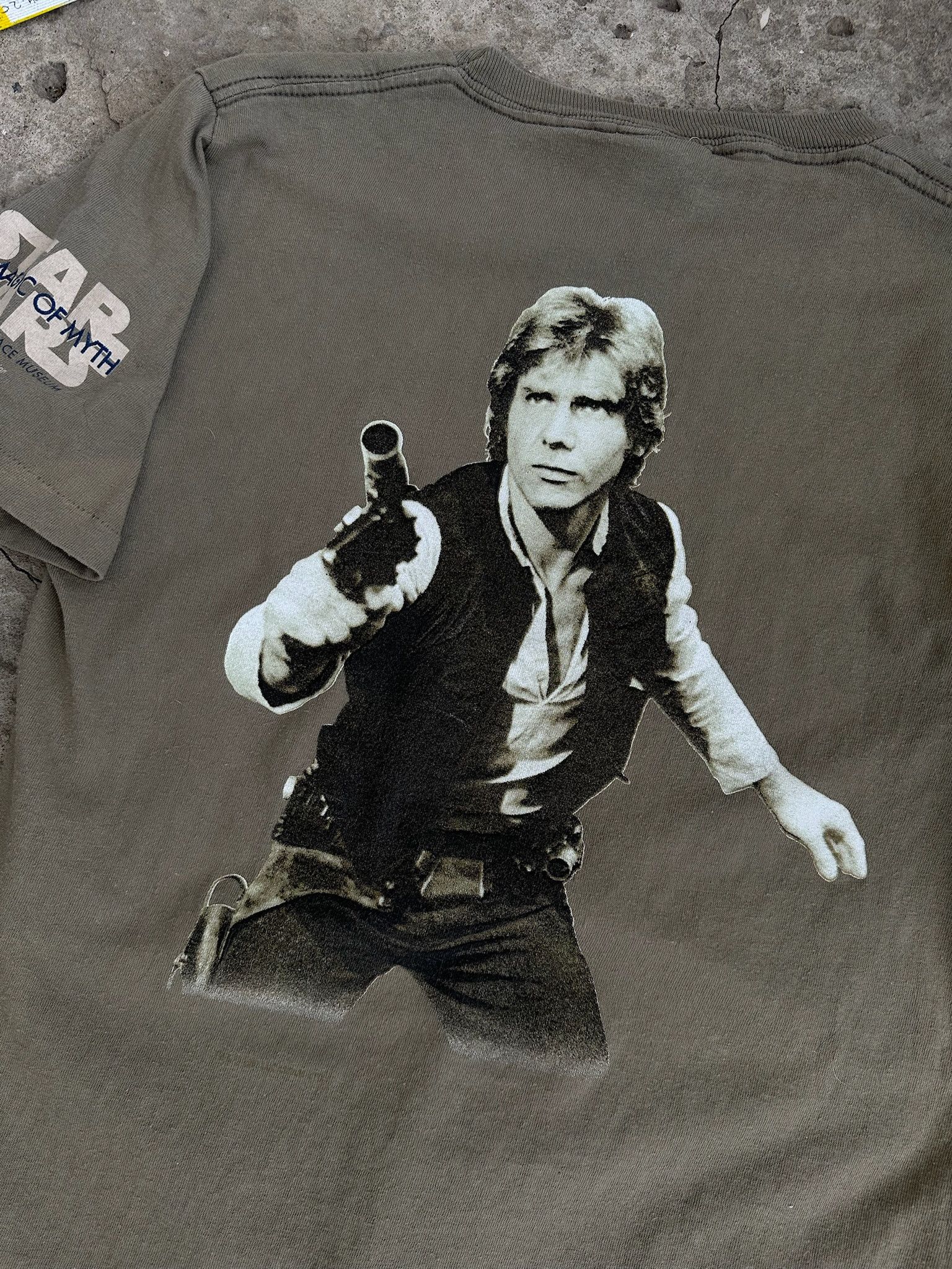 Star Wars × Vintage Vintage 1997 Star Wars Han Solo T Shirt like Joda Size US S / EU 44-46 / 1 - 14 Thumbnail
