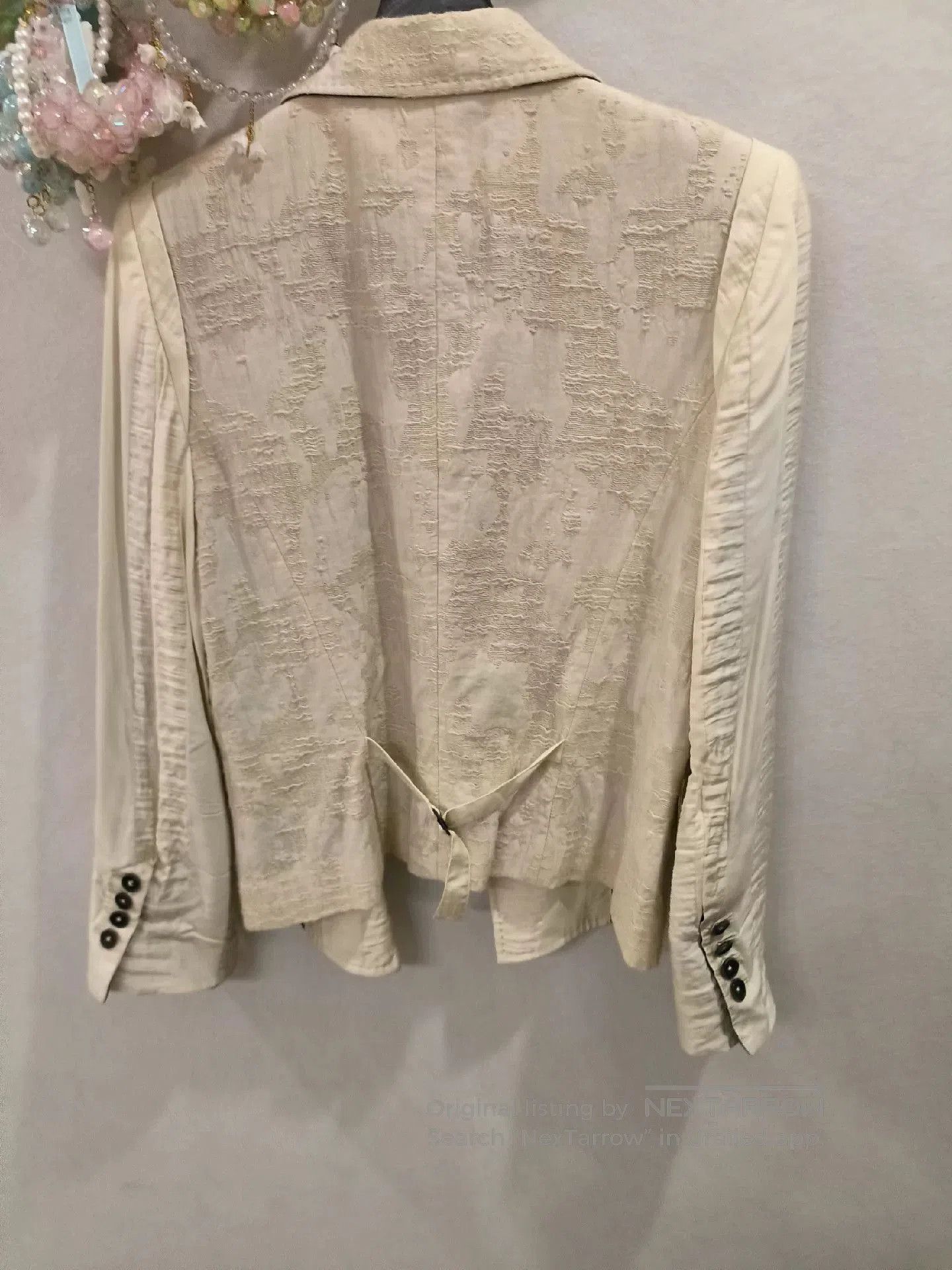 Ann Demeulemeester Ann Demeulemeester Women's Beige Blazer. Size S / US 4 / IT 40 - 7 Thumbnail