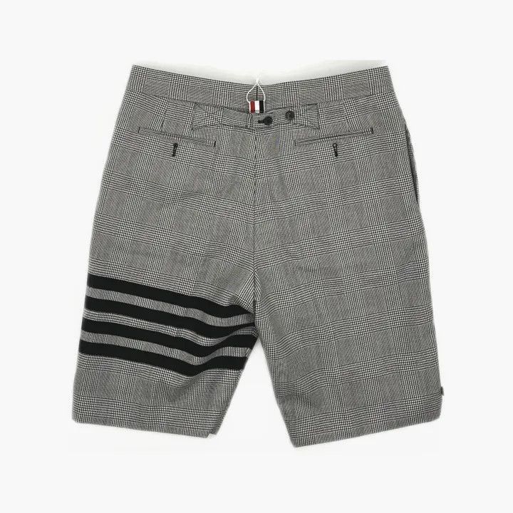 Thom Browne Thom Browne Wool Shorts in Black and White -2507 Size US 26 / EU 42 - 3 Thumbnail