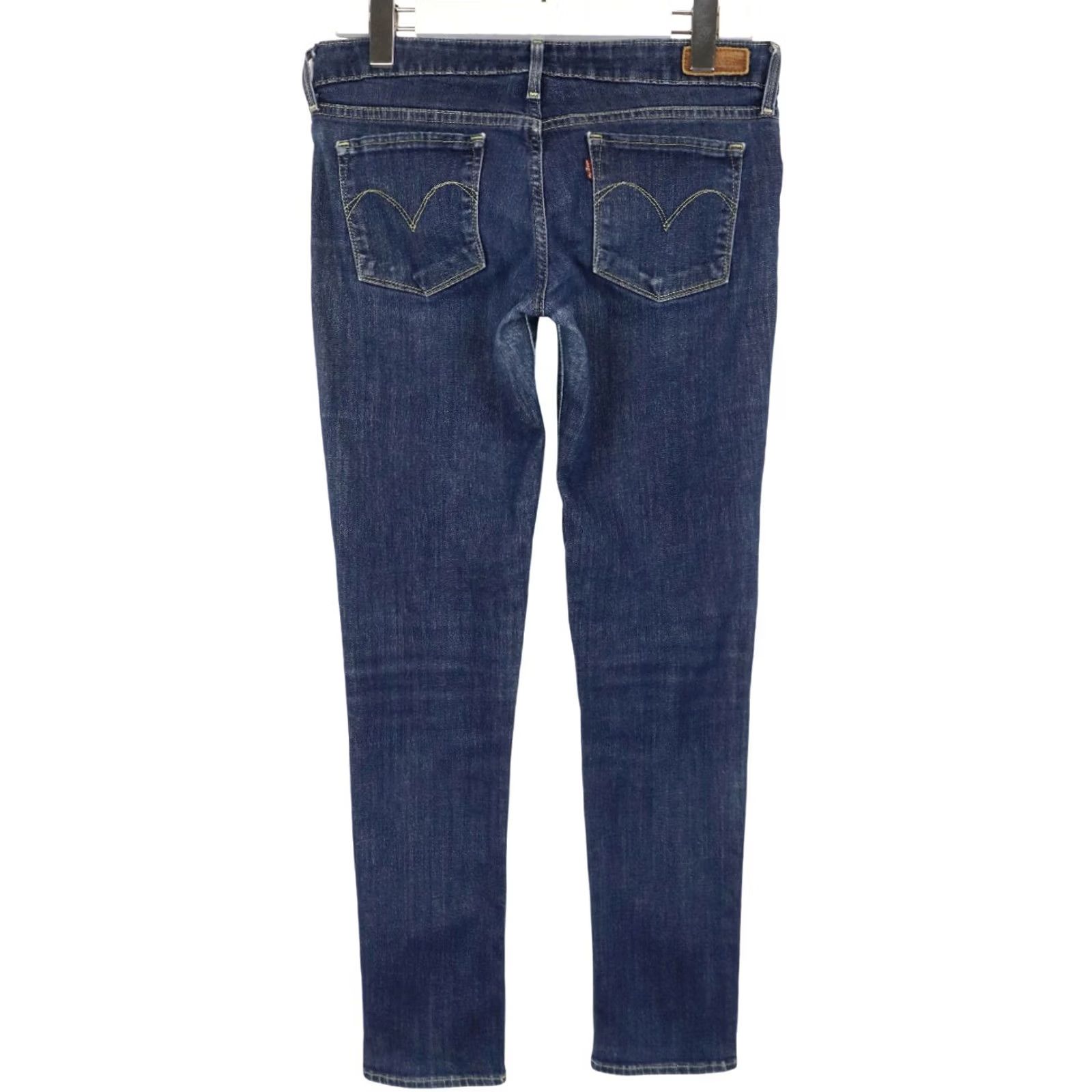 Levi's Levi's Slight Curve Skinny Jeans Women's W29/L32 Vintage Blue Zip Fly Stretchy Jeans Size 29" - 2 Thumbnail