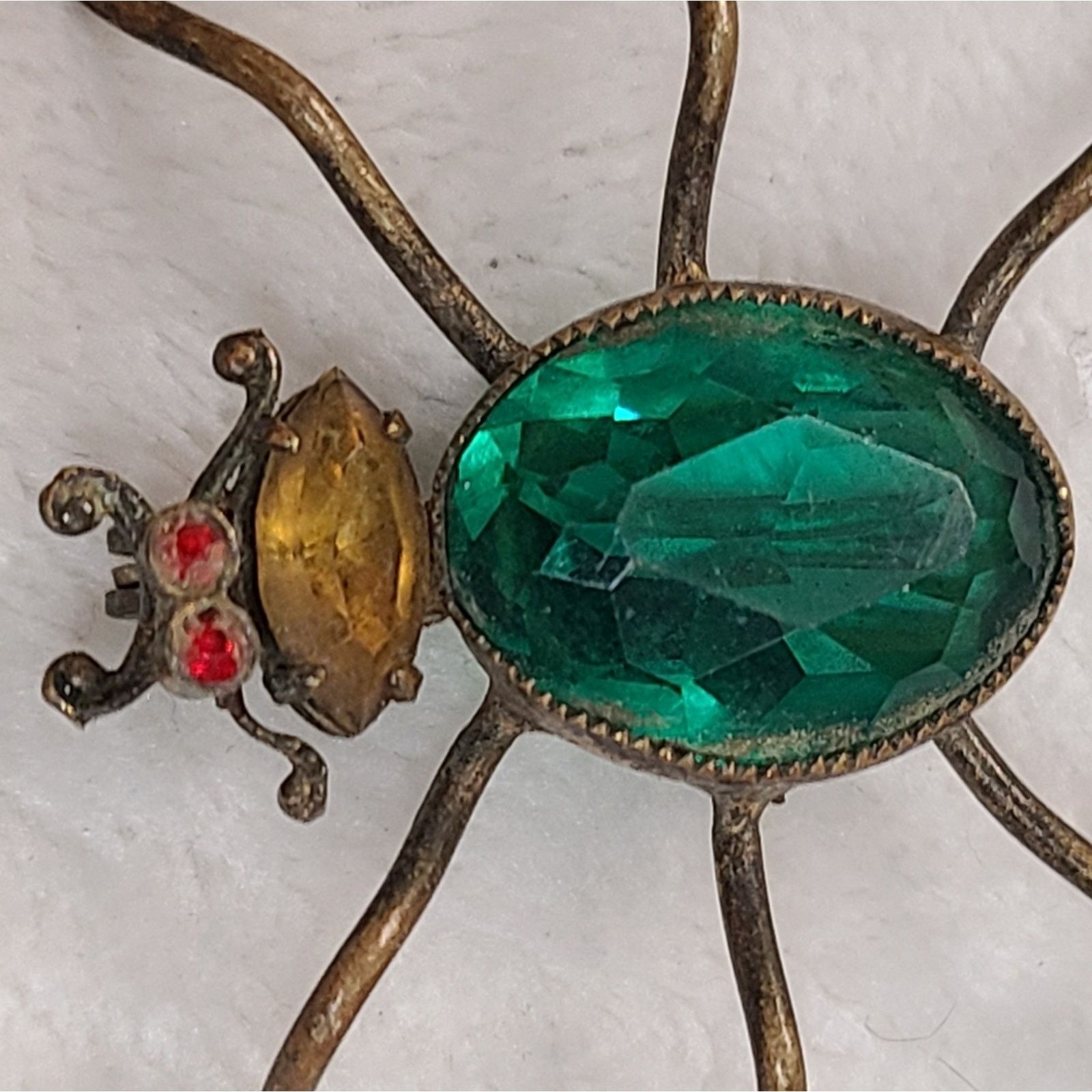 Other Antique 1920s Jeweled Insect Brooch Size ONE SIZE - 2 Thumbnail